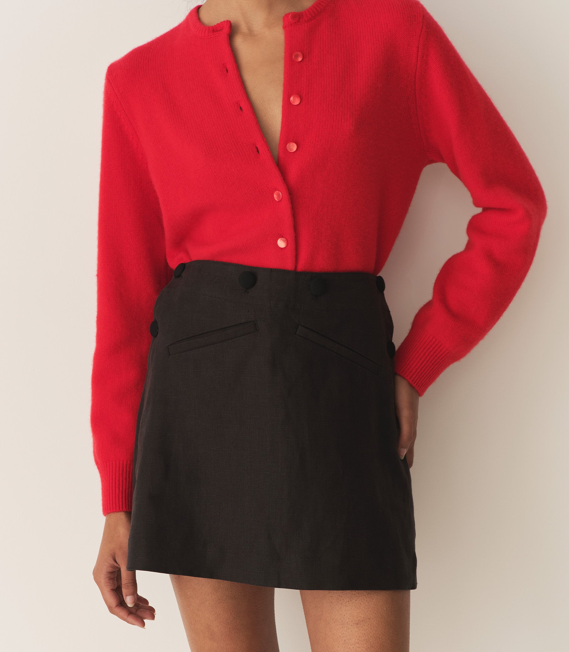 LINDY SKIRT -- ANTHRACITE view 1