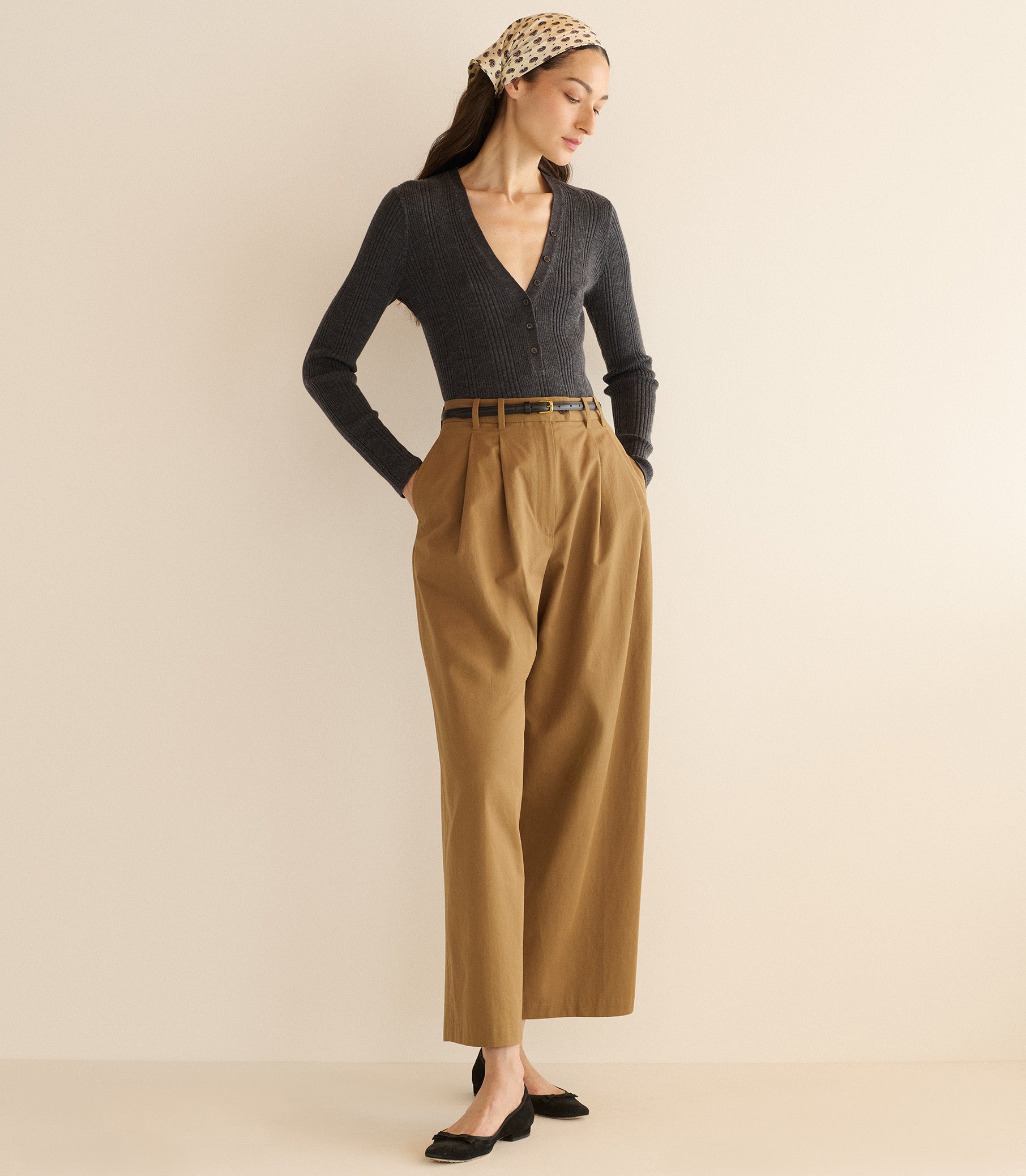 LISA PANT -- COYOTE view 4
