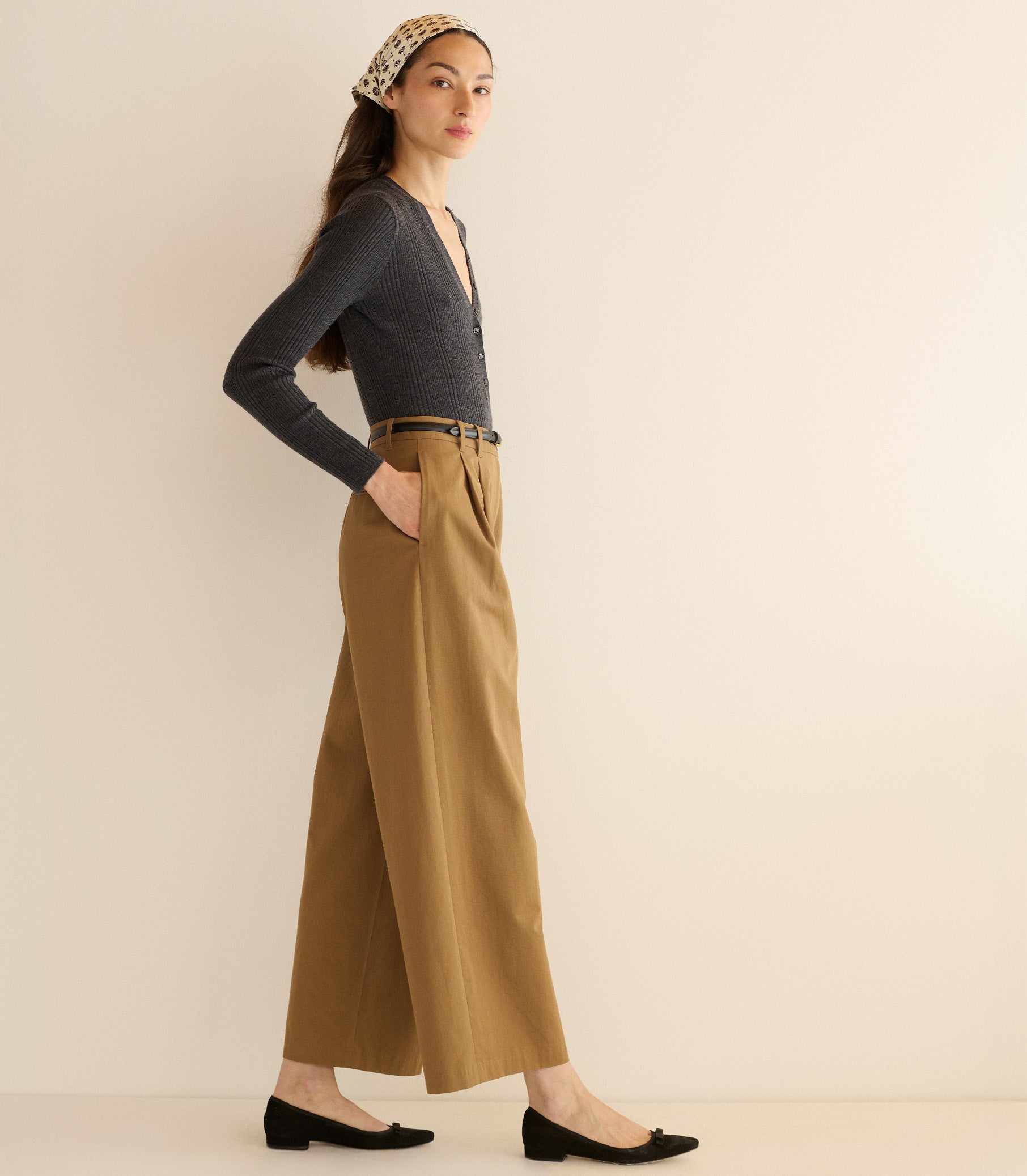 LISA PANT -- COYOTE view 2