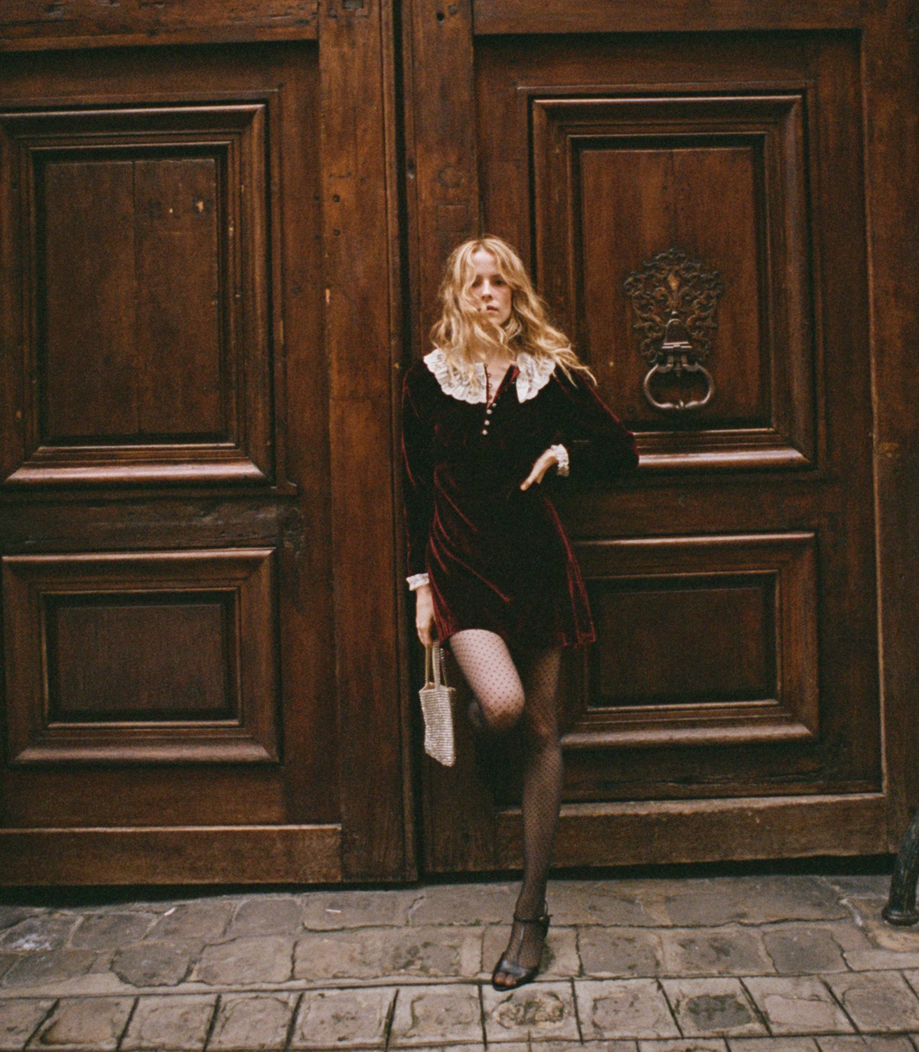 LISBETH DRESS -- VINO ROSSO view 1