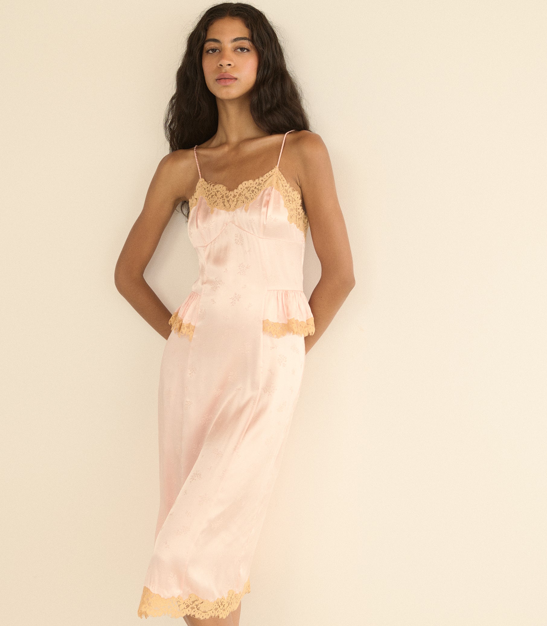 LISE DRESS -- NECTARINE view 6
