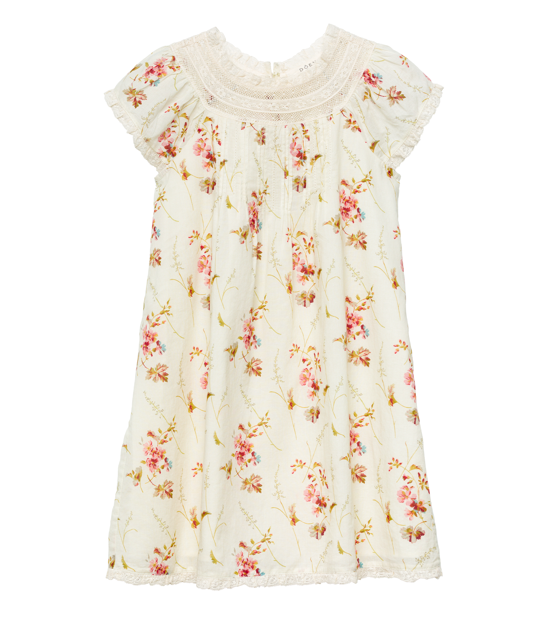 LISI DRESS -- BLANC PRAIRIE ROSE view 5
