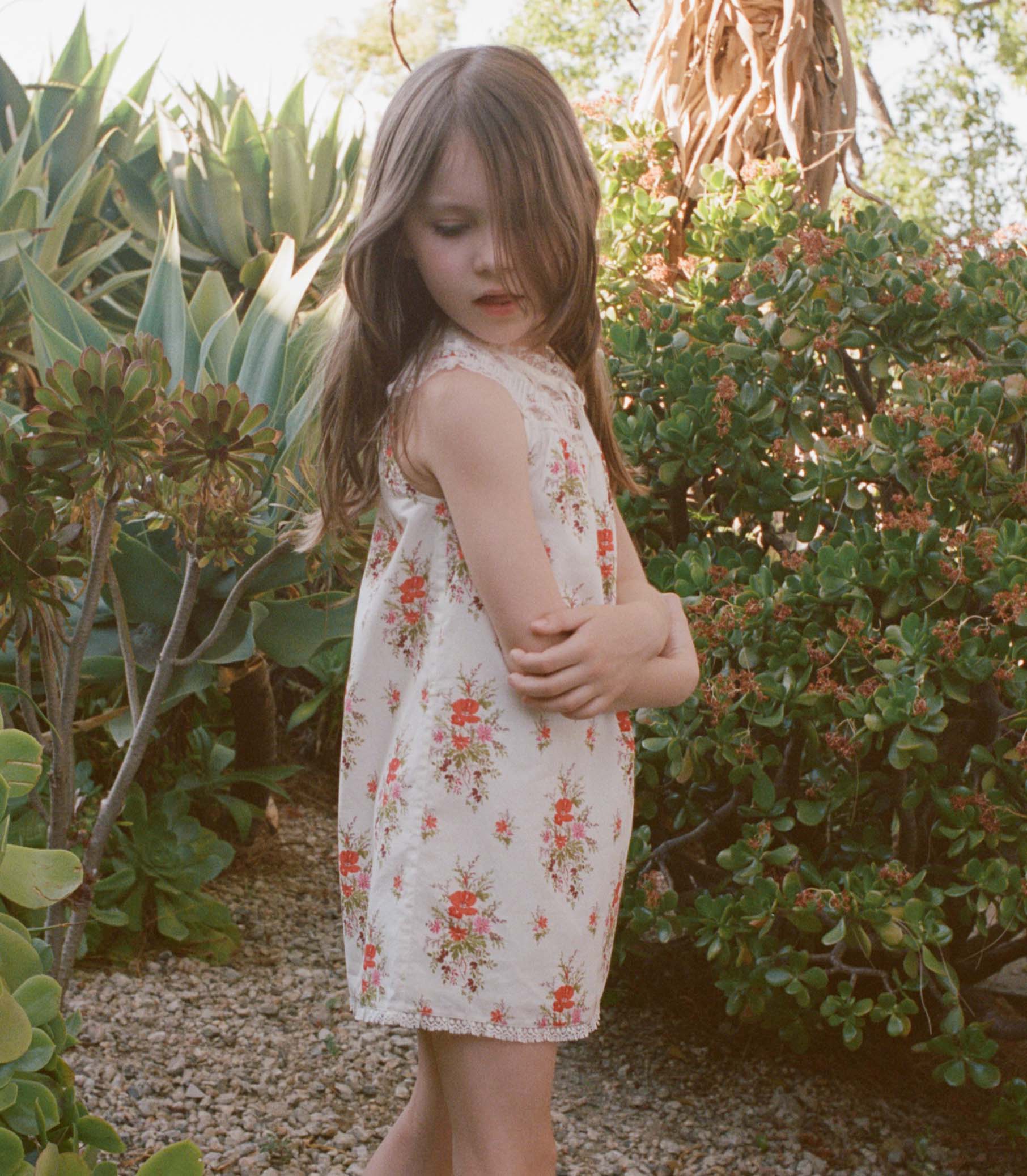 LITTLE DANSES DRESS -- ROSE PETIT BOUQUET DE CHAMONIX view 2
