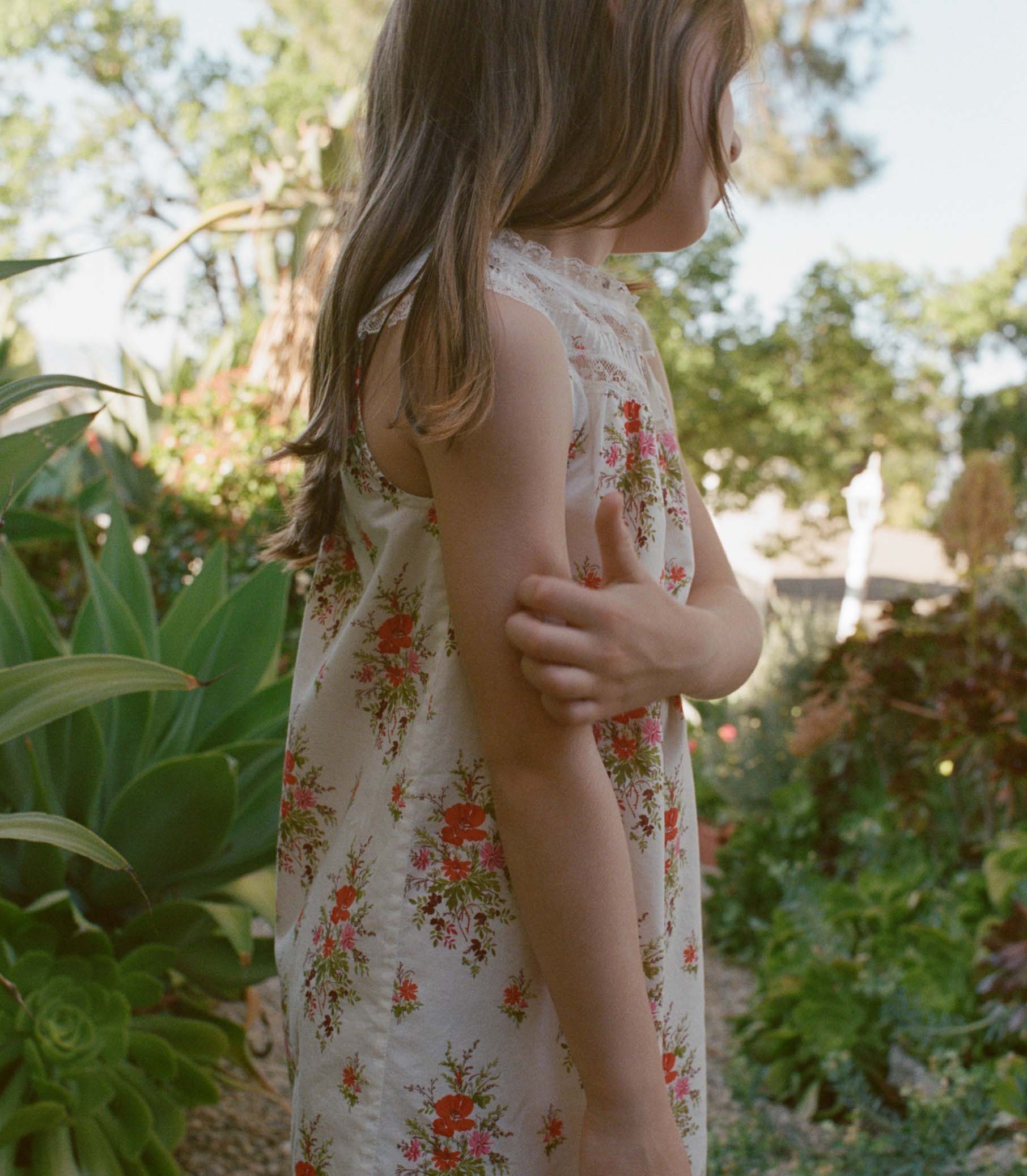 LITTLE DANSES DRESS -- ROSE PETIT BOUQUET DE CHAMONIX view 3

