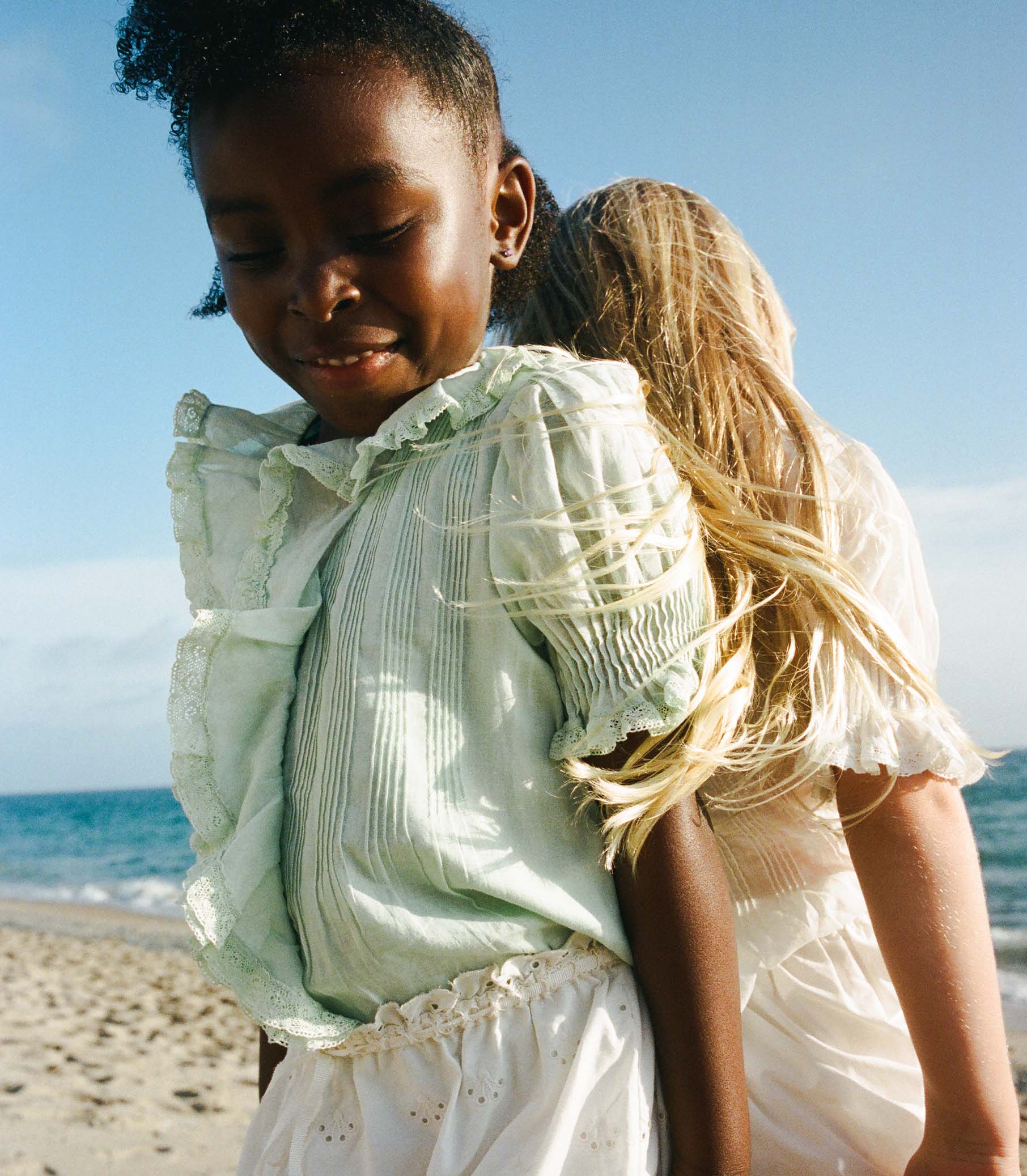 Little Henri Top - Seafoam | DÔEN