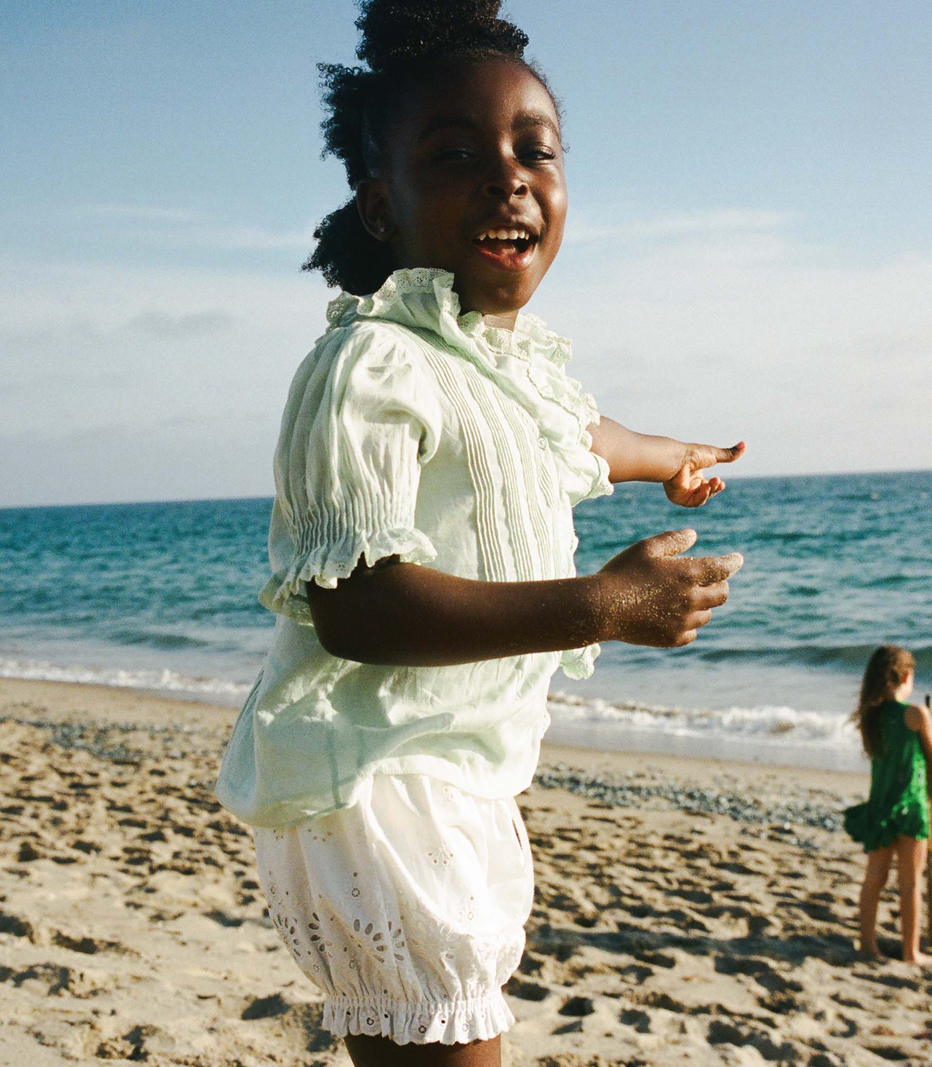 Little Henri Top - Seafoam | DÔEN