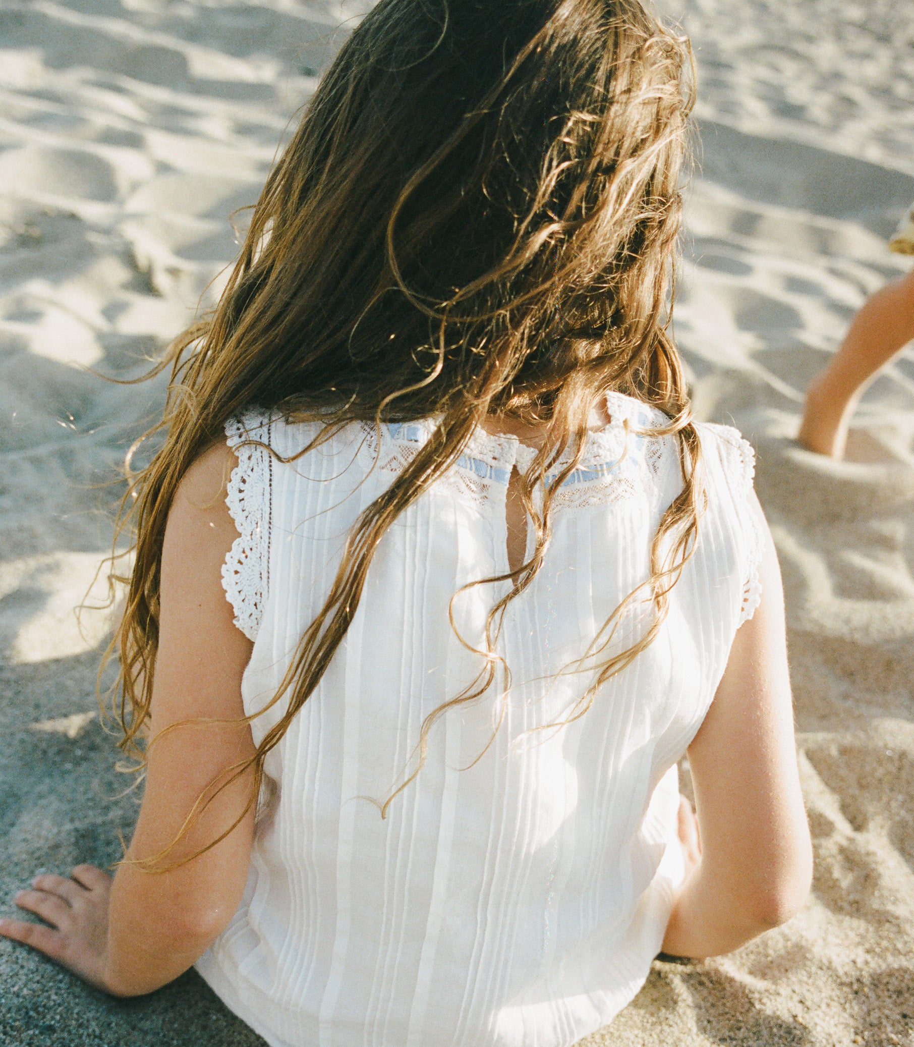 LITTLE HILDE DRESS -- SALT view 6
