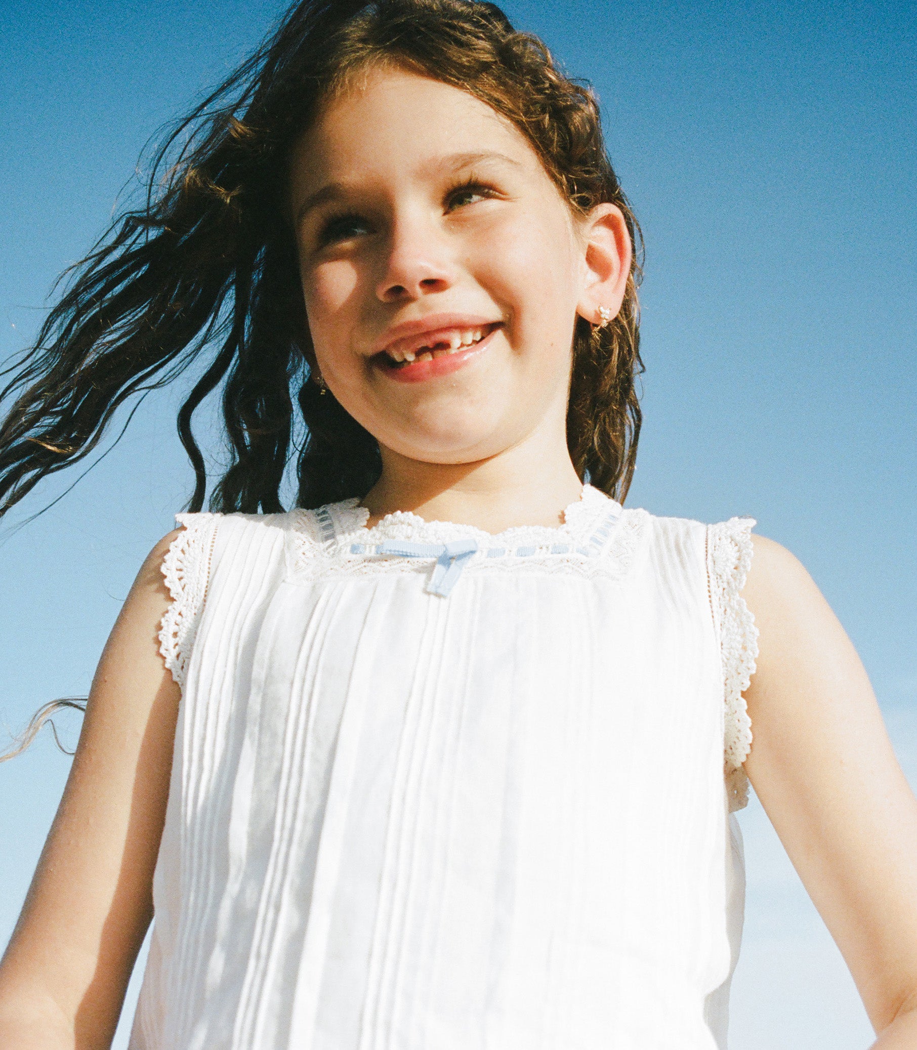 LITTLE HILDE DRESS -- SALT view 5
