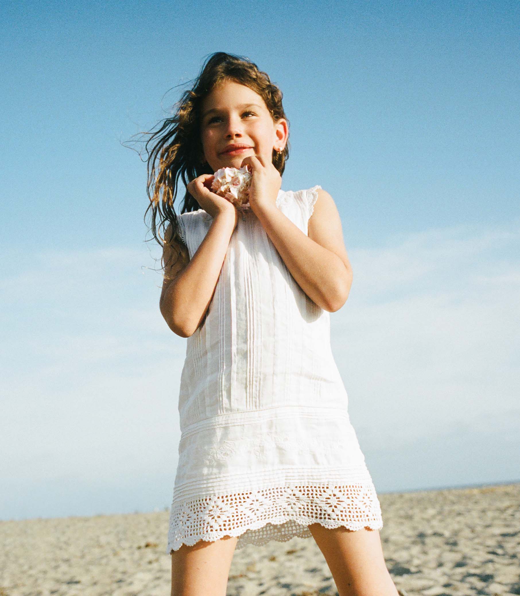 LITTLE HILDE DRESS -- SALT view 2
