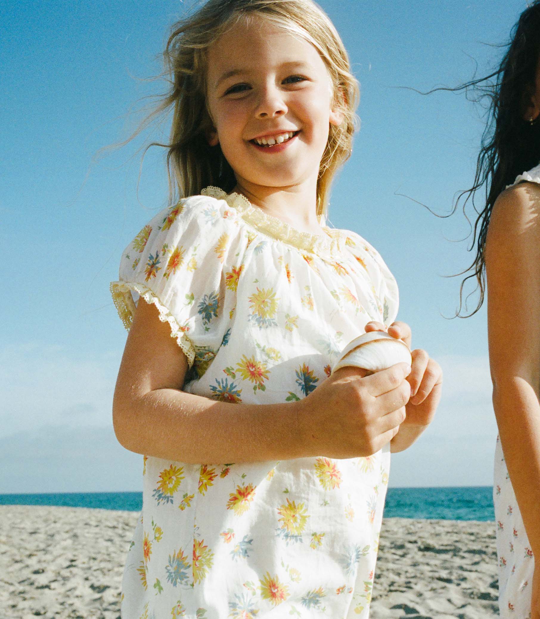 LITTLE JULIA DRESS -- DAHLIA FLORAL view 3
