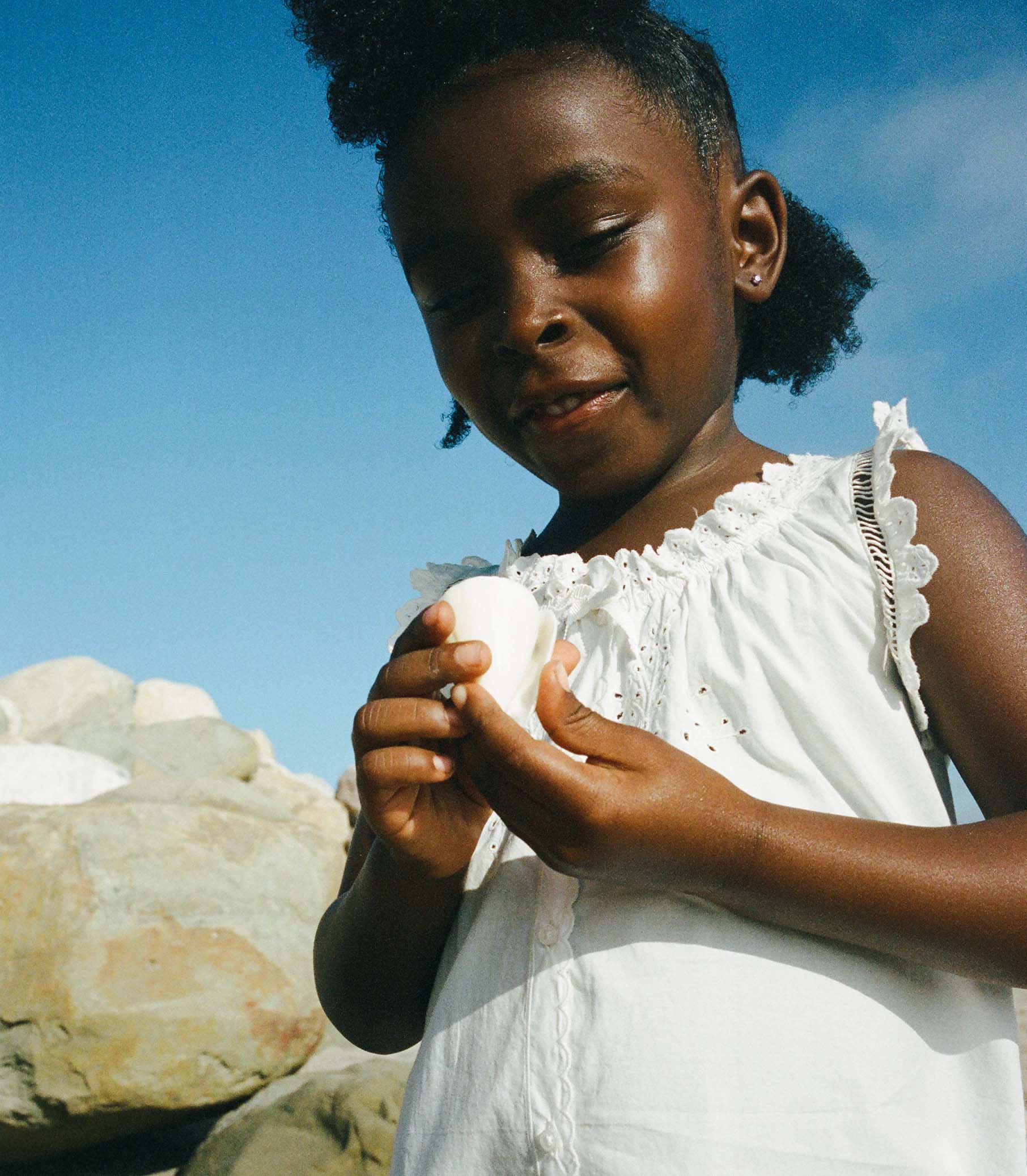 LITTLE NESSIE DRESS -- SALT view 6
