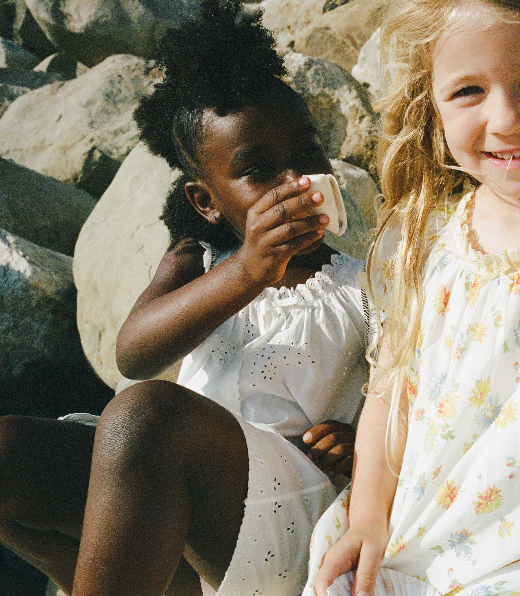 LITTLE NESSIE DRESS -- SALT view 7
