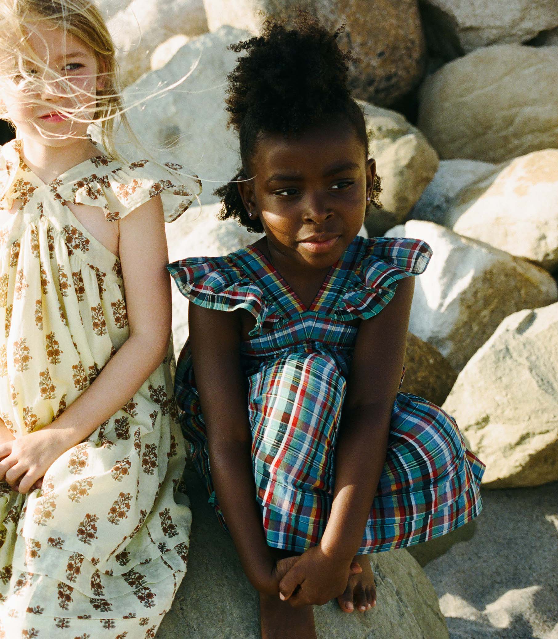LITTLE NISHA DRESS -- ALDERBROOK PLAID view 3
