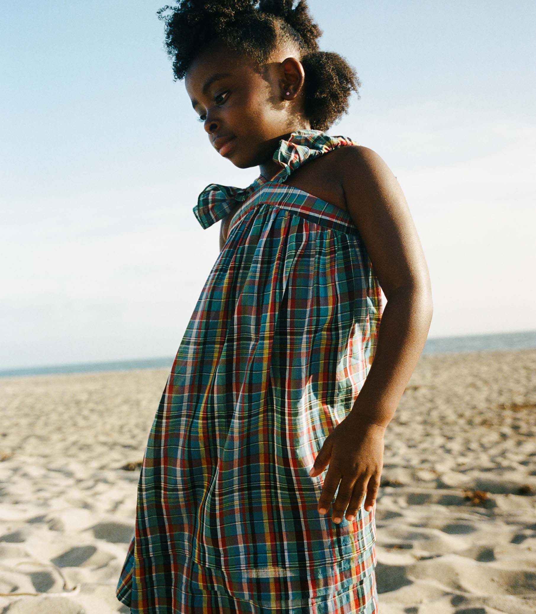 LITTLE NISHA DRESS -- ALDERBROOK PLAID view 2
