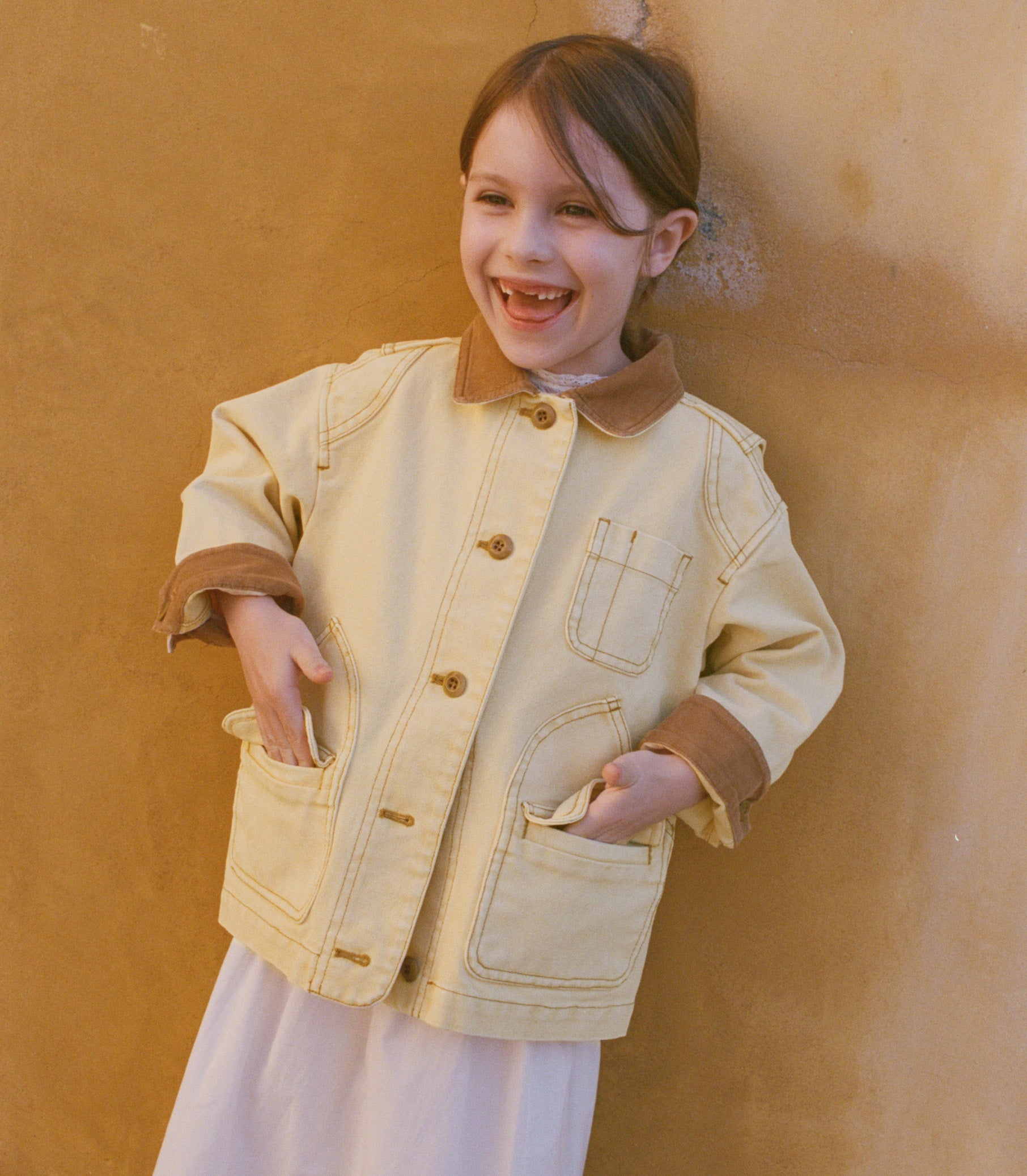 LITTLE PASCUAL JACKET -- STRAW