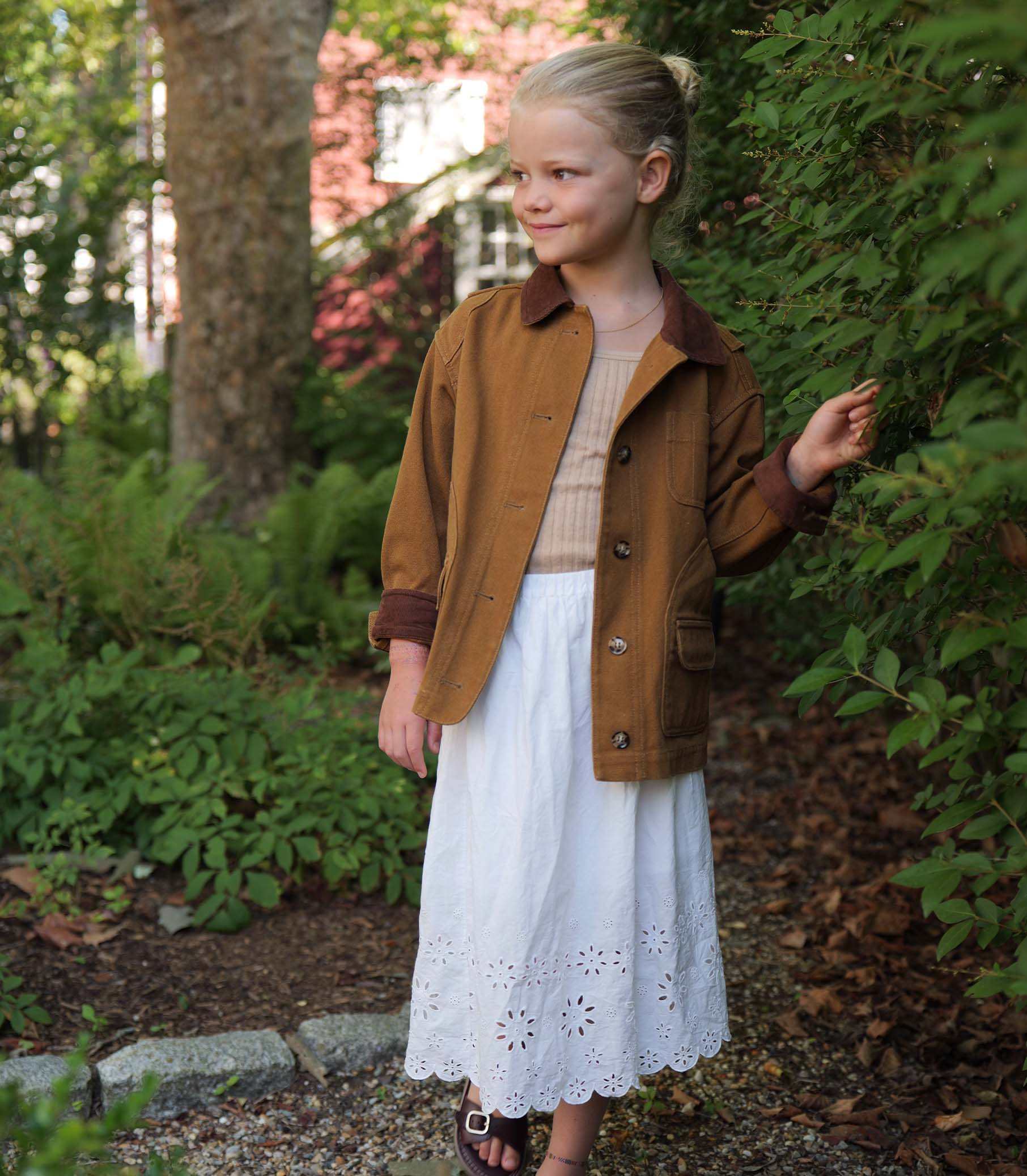 LITTLE PASCUAL JACKET -- WILLOW BARK view 6