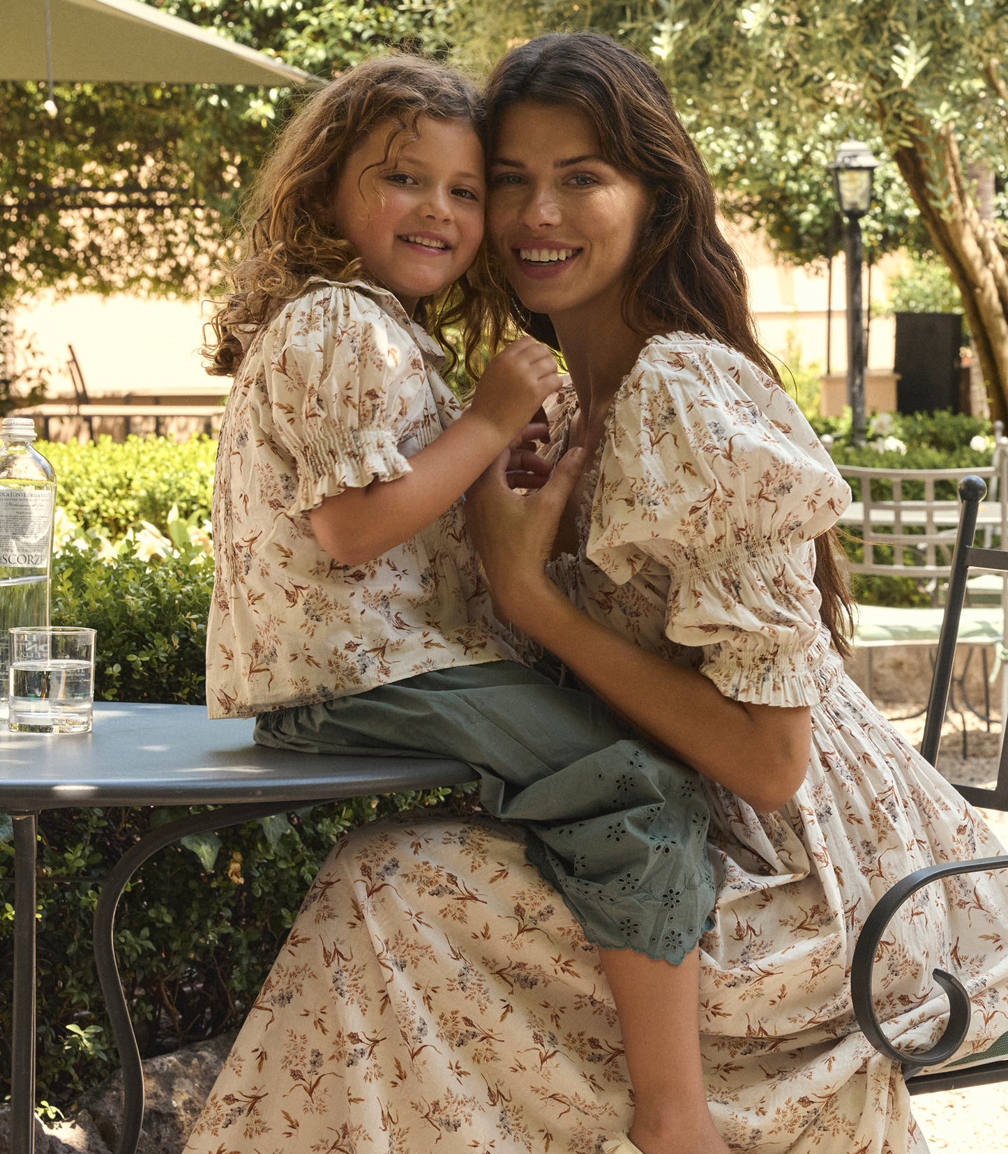LITTLE HENRI TOP -- CRÈME WINDSWEPT MEADOW