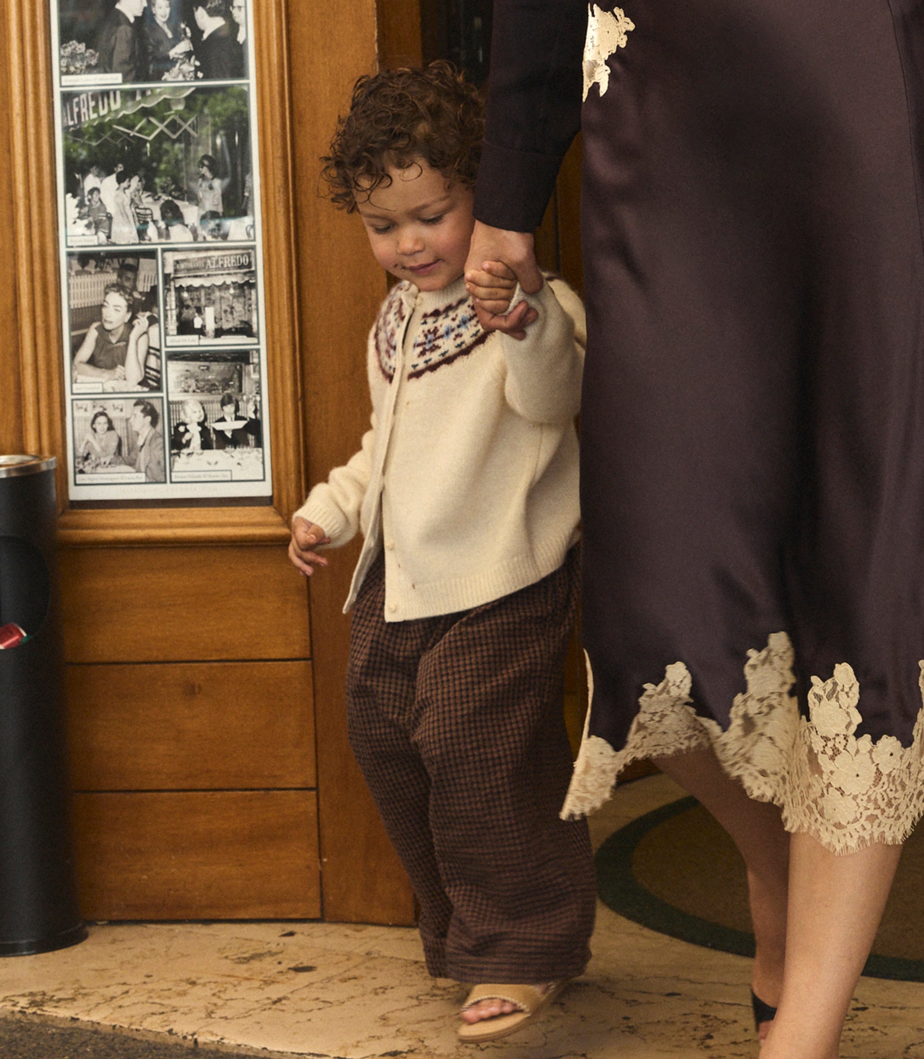 LITTLE OLYMPE CASHMERE CARDIGAN -- COTTAGE view 37
