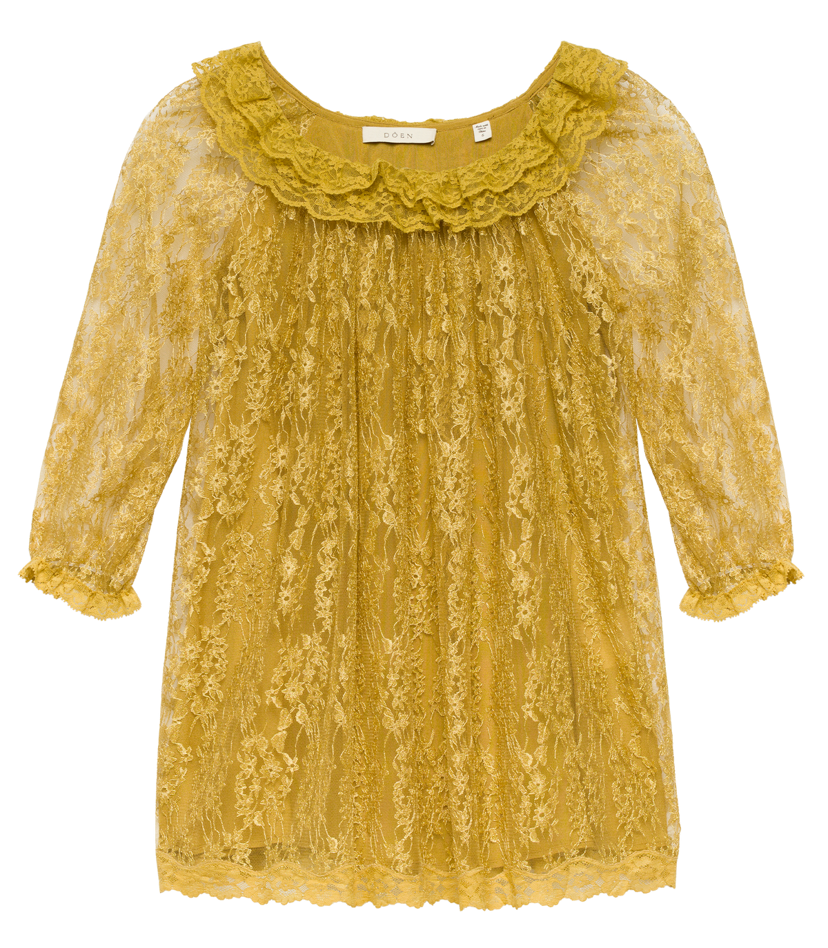 LITTLE EDIE DRESS -- ANTIQUE GOLD view 1
