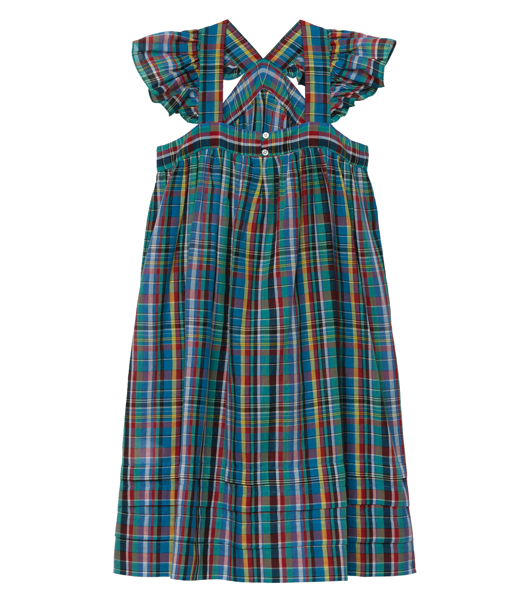 LITTLE NISHA DRESS -- ALDERBROOK PLAID view 9

