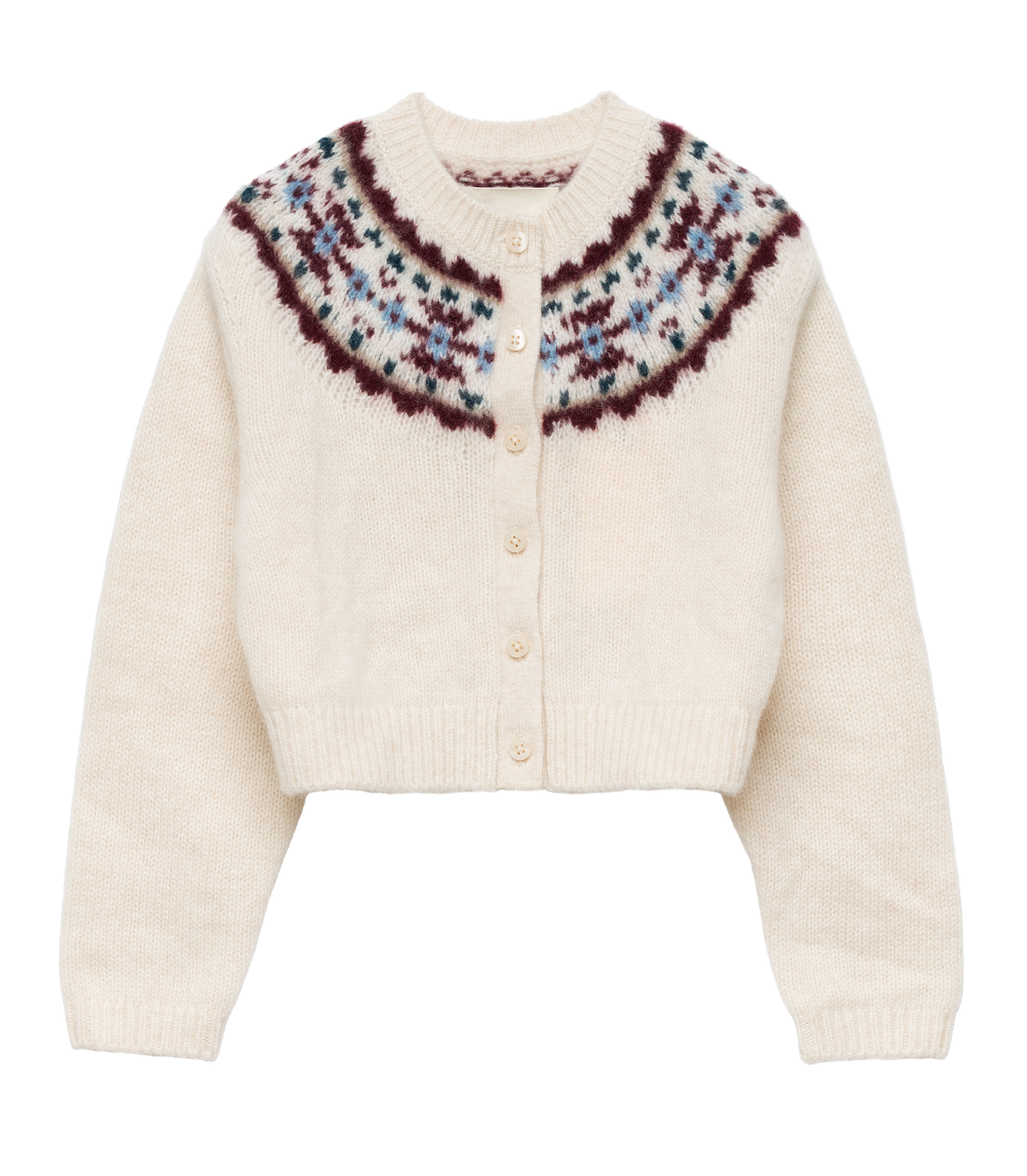 LITTLE OLYMPE CASHMERE CARDIGAN -- COTTAGE