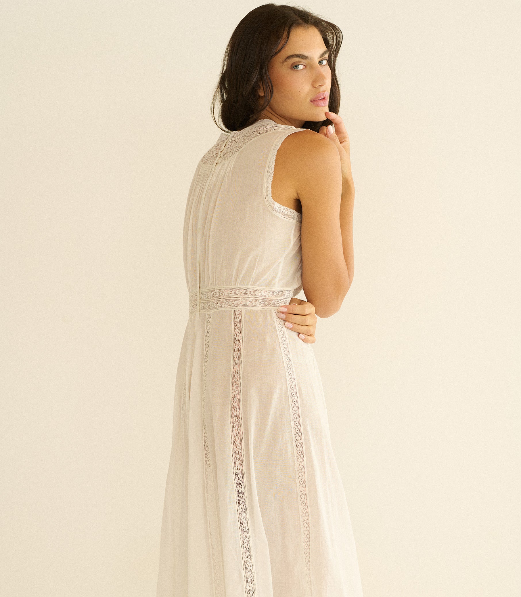 LIVIANA DRESS -- SALT view 5
