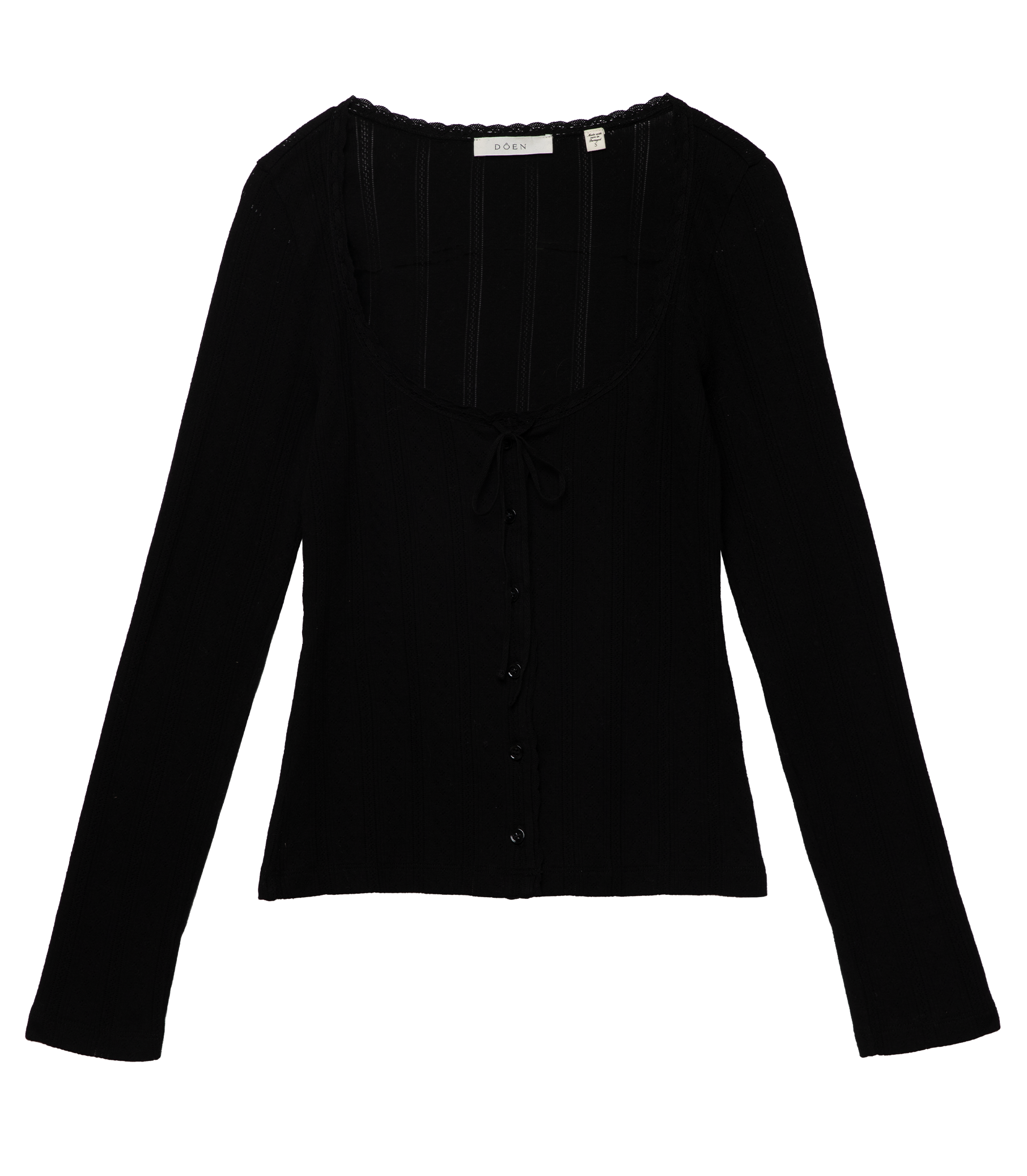 LORI TEE -- BLACK view 5
