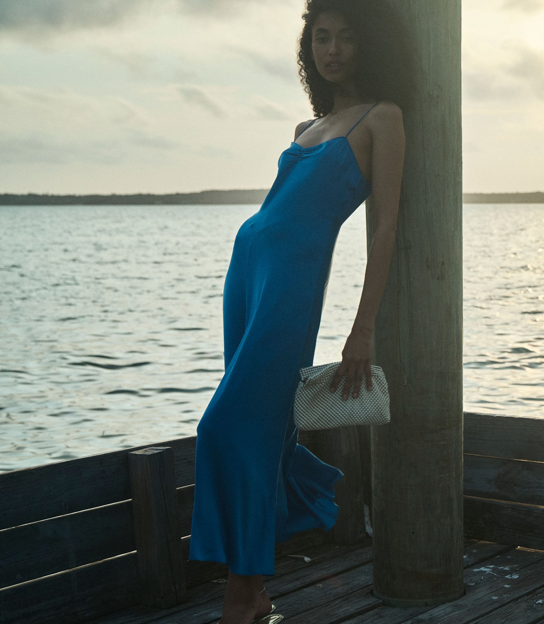 HMD -- LORRAINE DRESS -- BLUE TOURMALINE view 1
