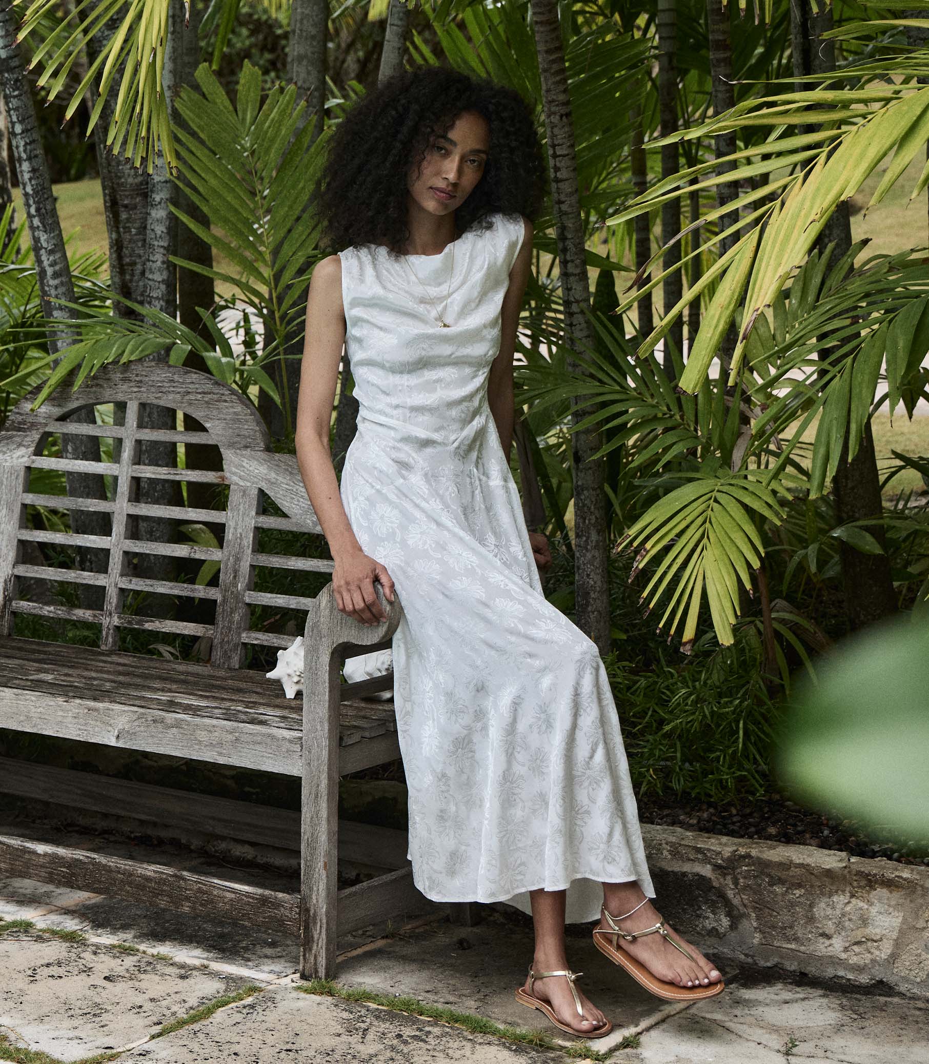 LOUISA DRESS -- SALT MARGUERITE JOLIE
