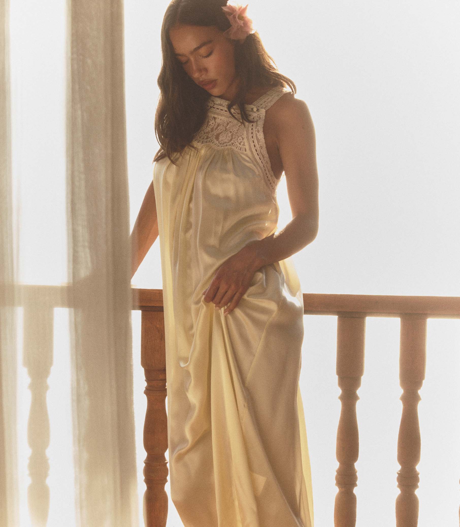LUCIANE DRESS -- VANILLA view 2

