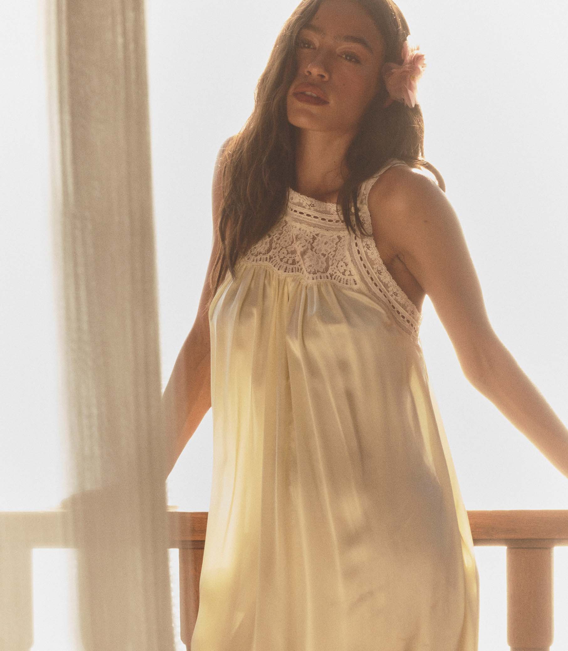 LUCIANE DRESS -- VANILLA view 3
