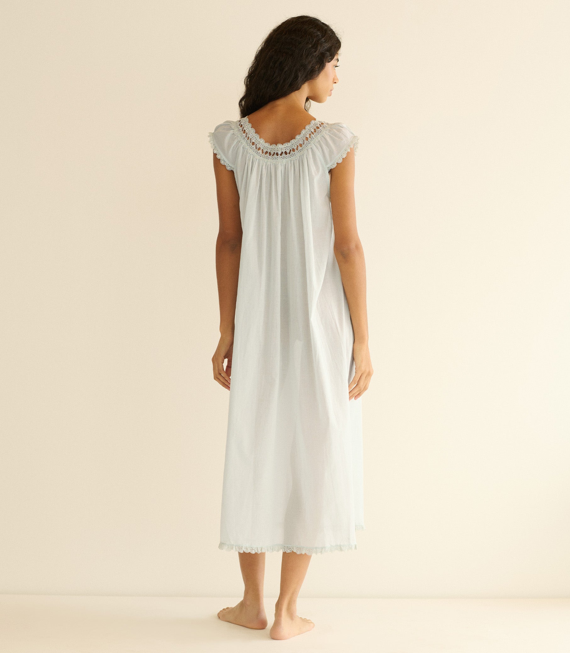 LUCILIA NIGHTGOWN -- RAIN DROP view 3