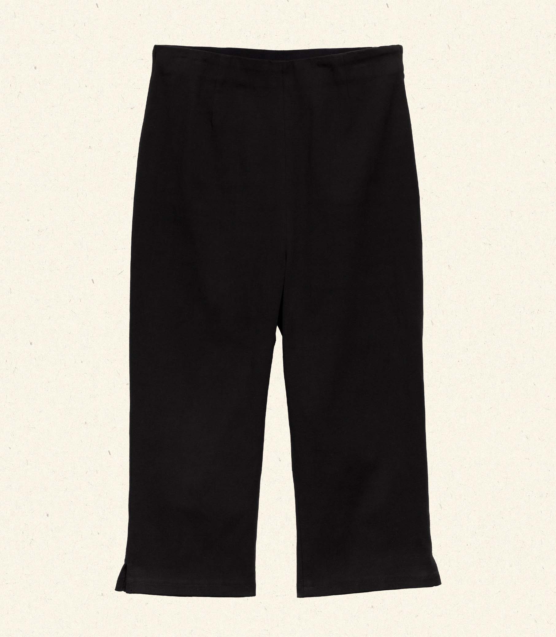 LULA CAPRI PANT -- BLACK view 8