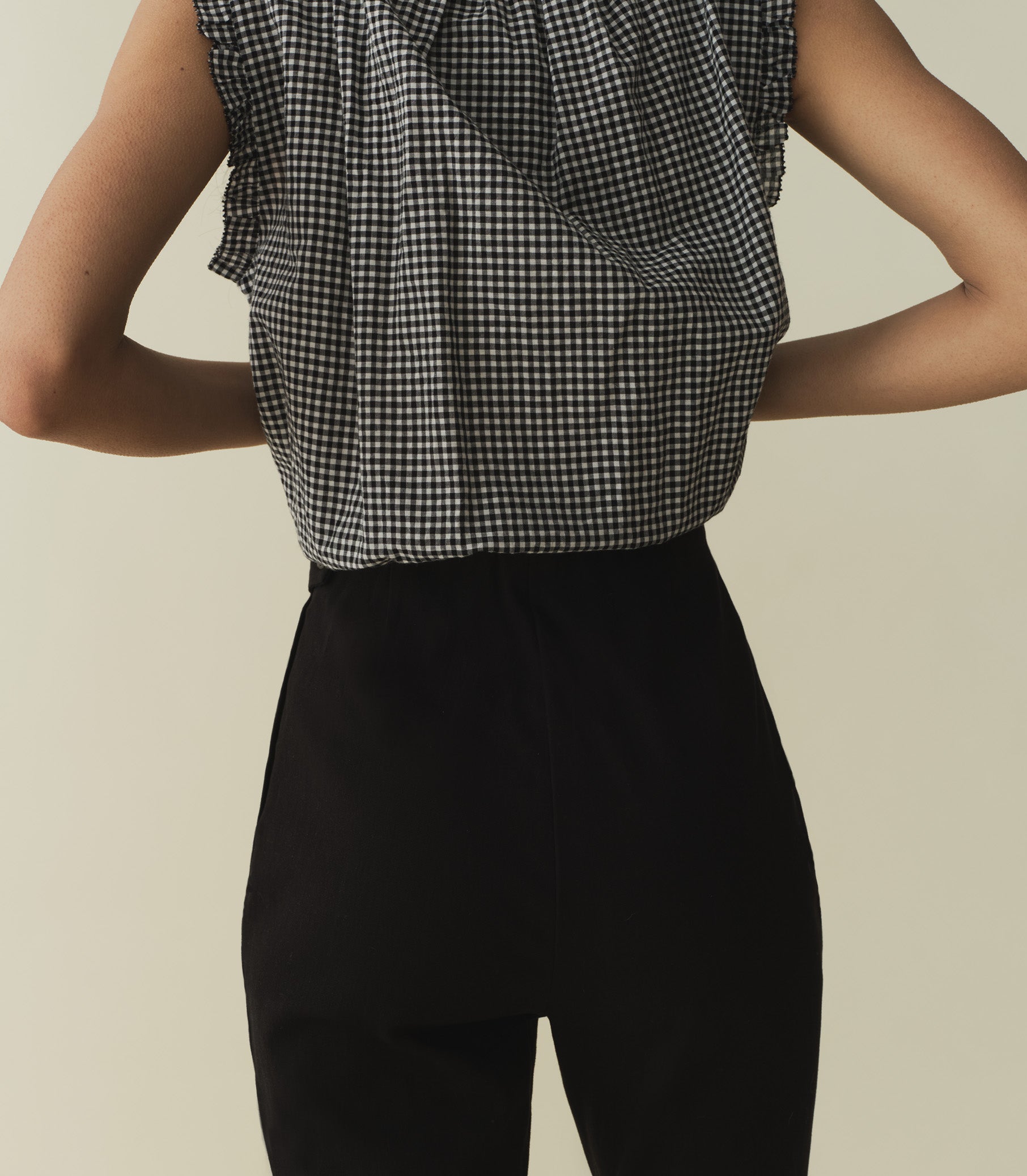 LULA PANT -- BLACK view 4