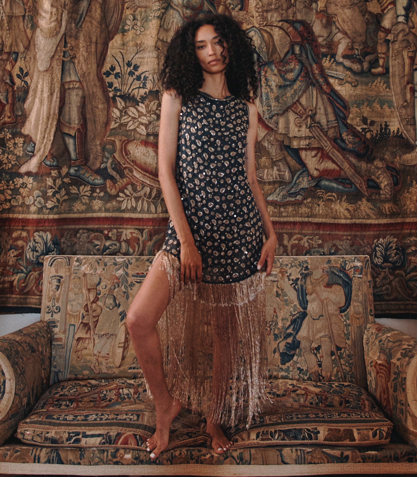 LUMINAIRE DRESS -- COURS LA REINE PAISLEY