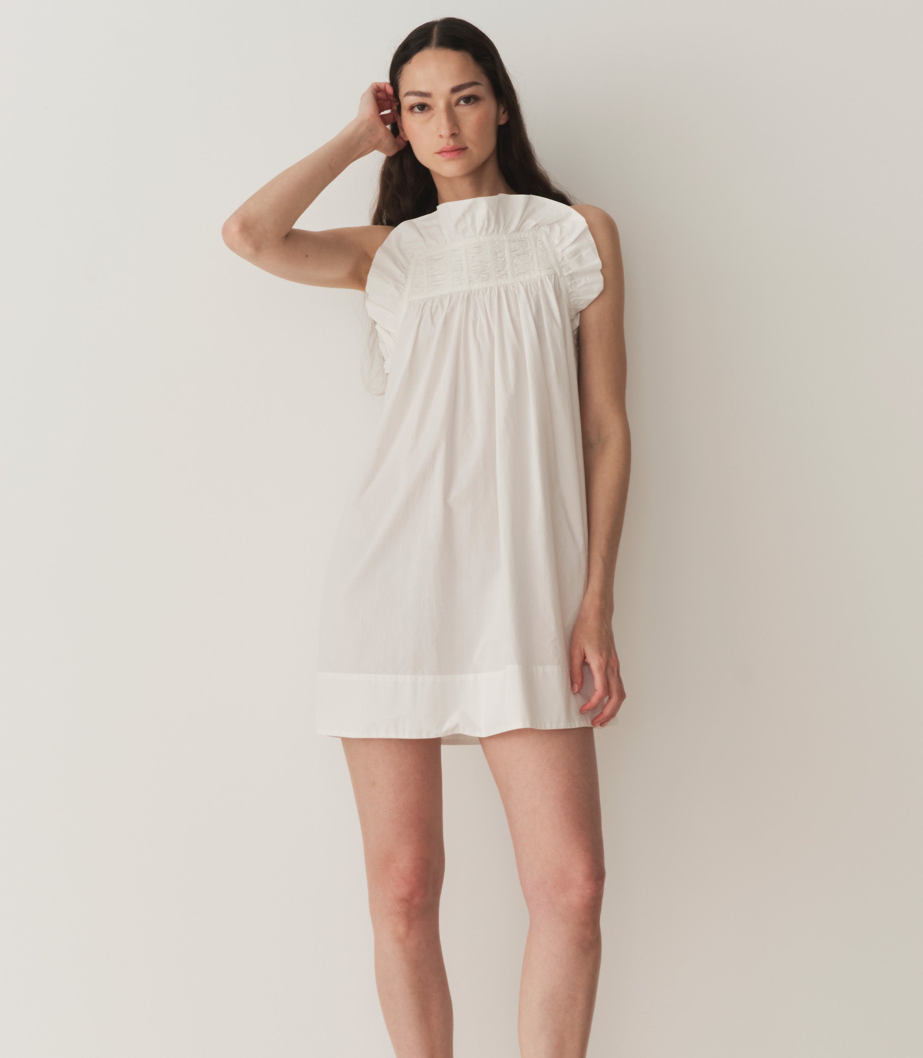 HMD -- LYNETTE DRESS -- SALT view 3
