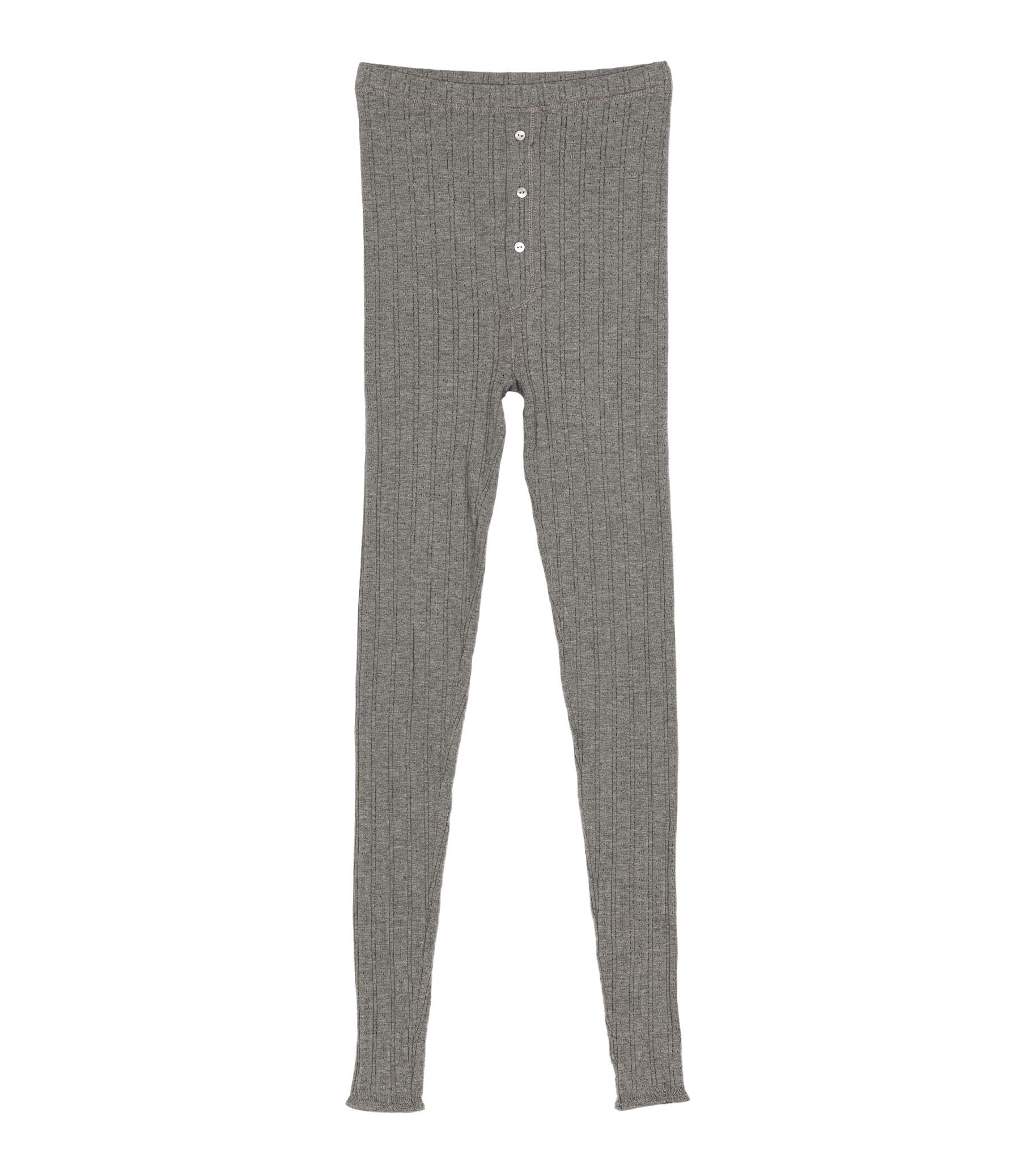 LETO KNIT PANT -- HEATHERED GREY view 7