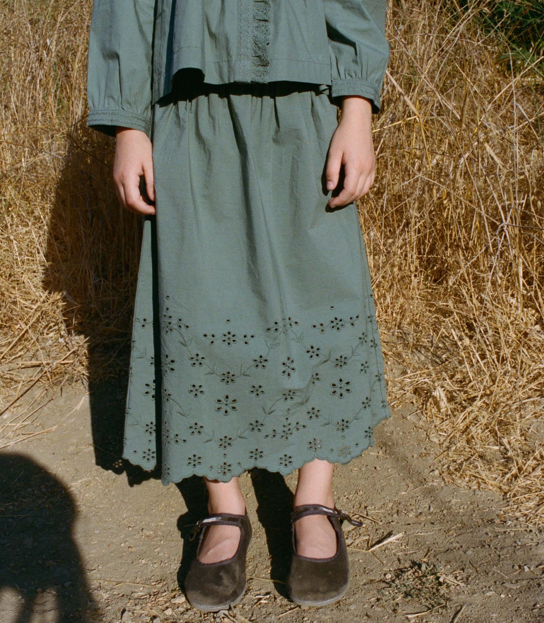MACI SKIRT -- SOFT SPRUCE view 3