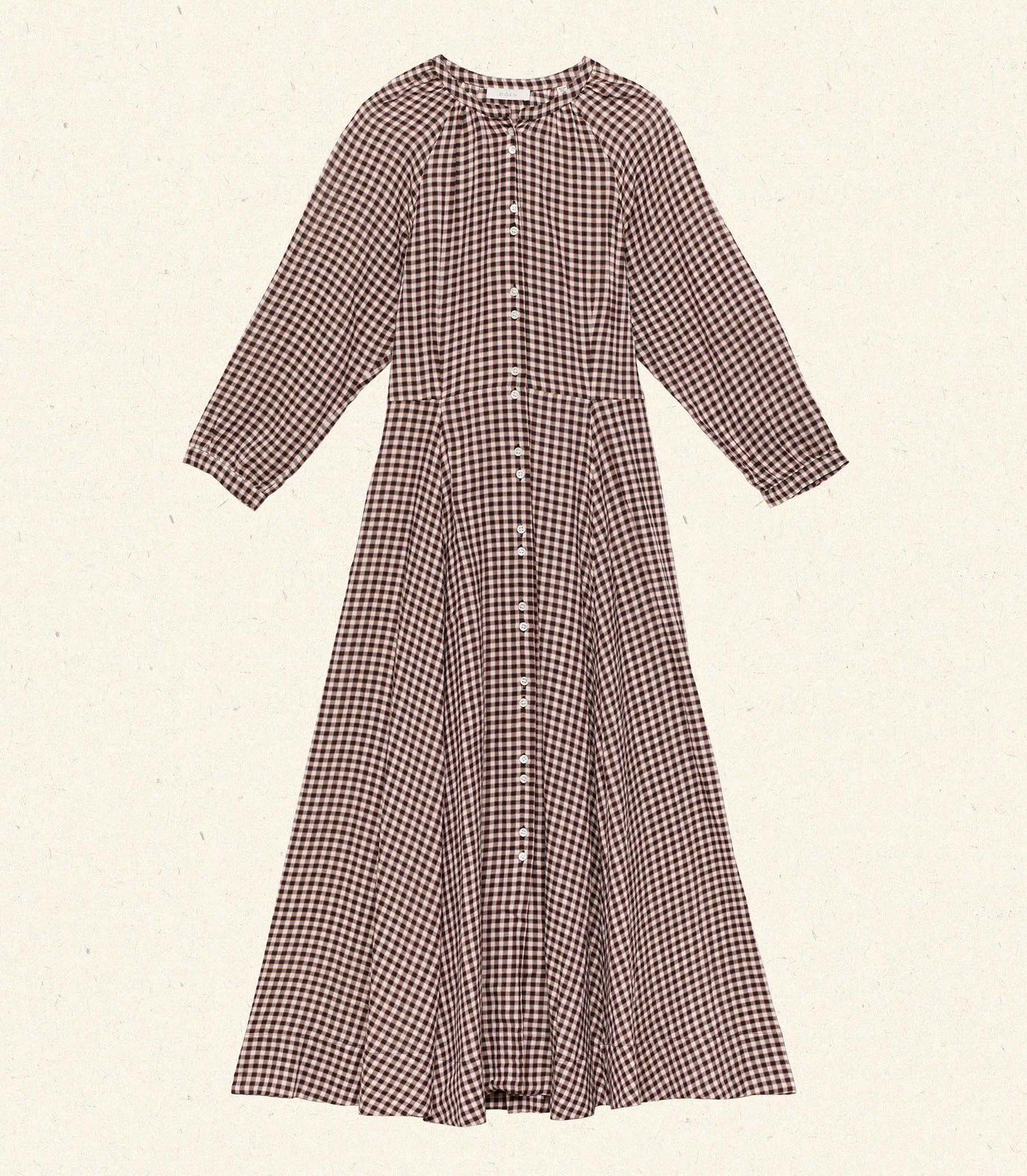 MADELAINE DRESS -- DELPHINE PLAID
