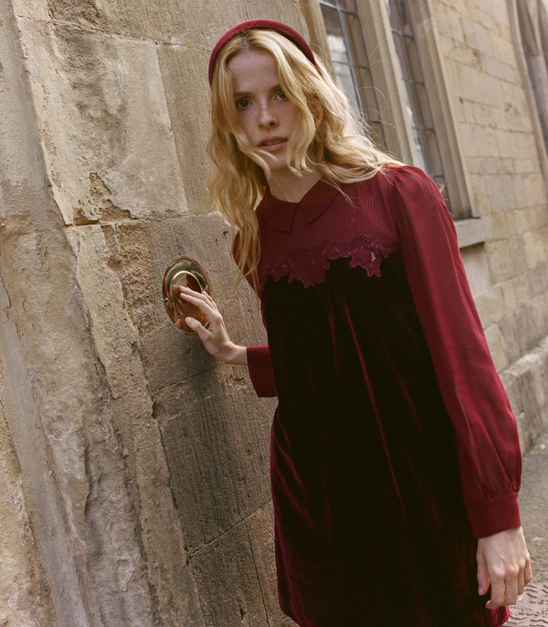 MADELYNNE DRESS -- VINO ROSSO view 5