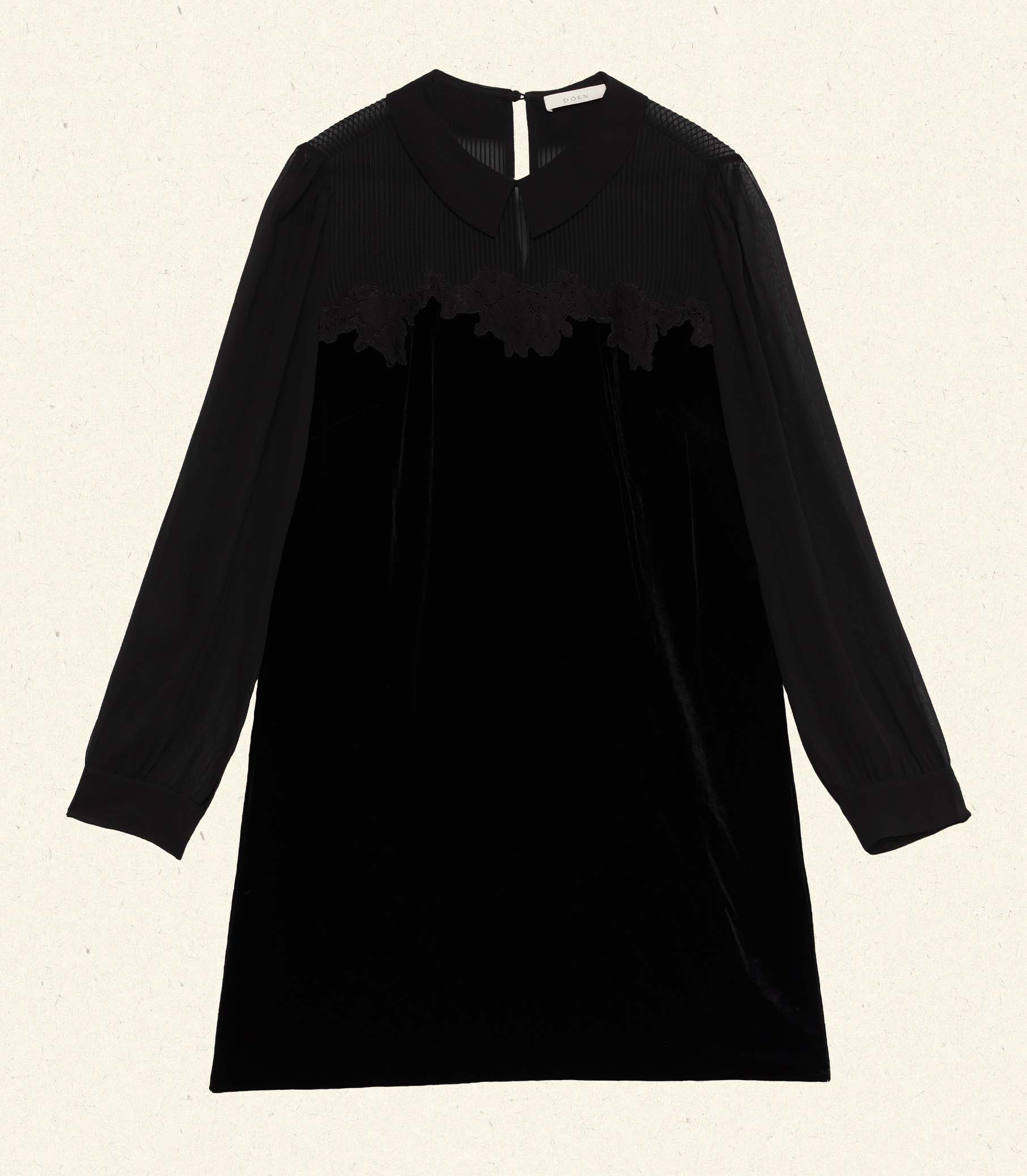 MADELYNNE DRESS -- BLACK view 6
