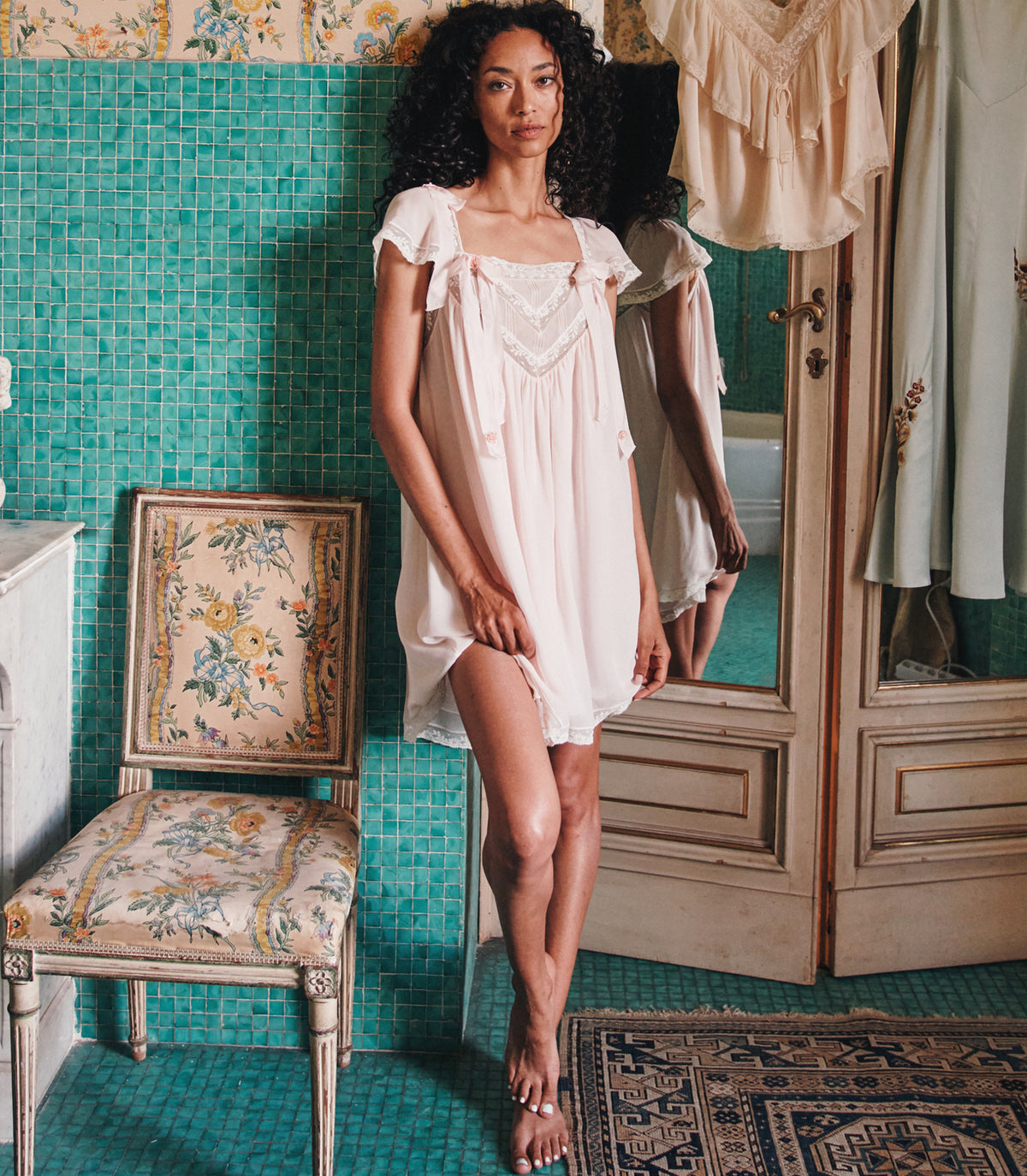 MAEVIE DRESS -- ROSEBUD