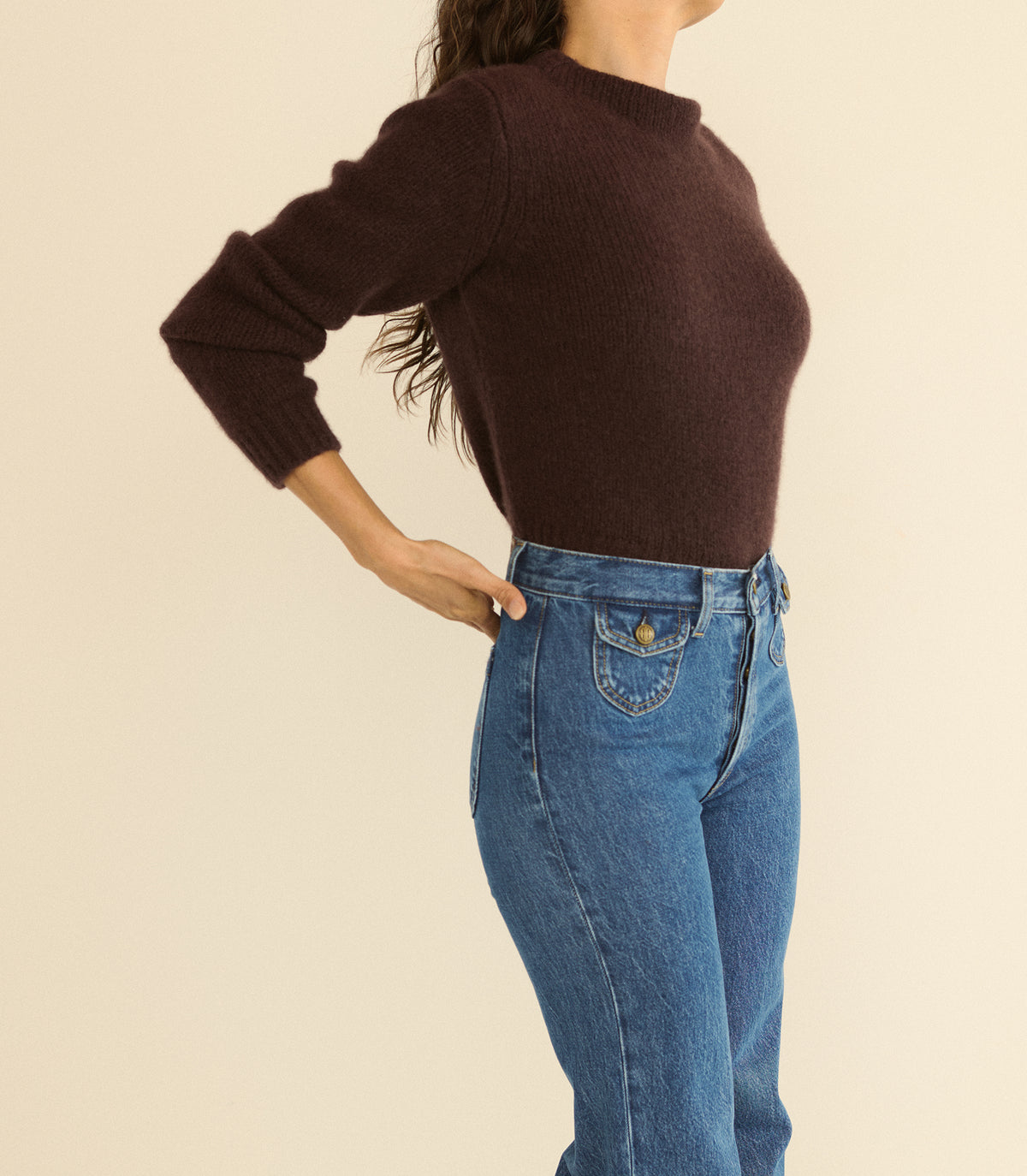 MAIRE SWEATER -- RED UMBER