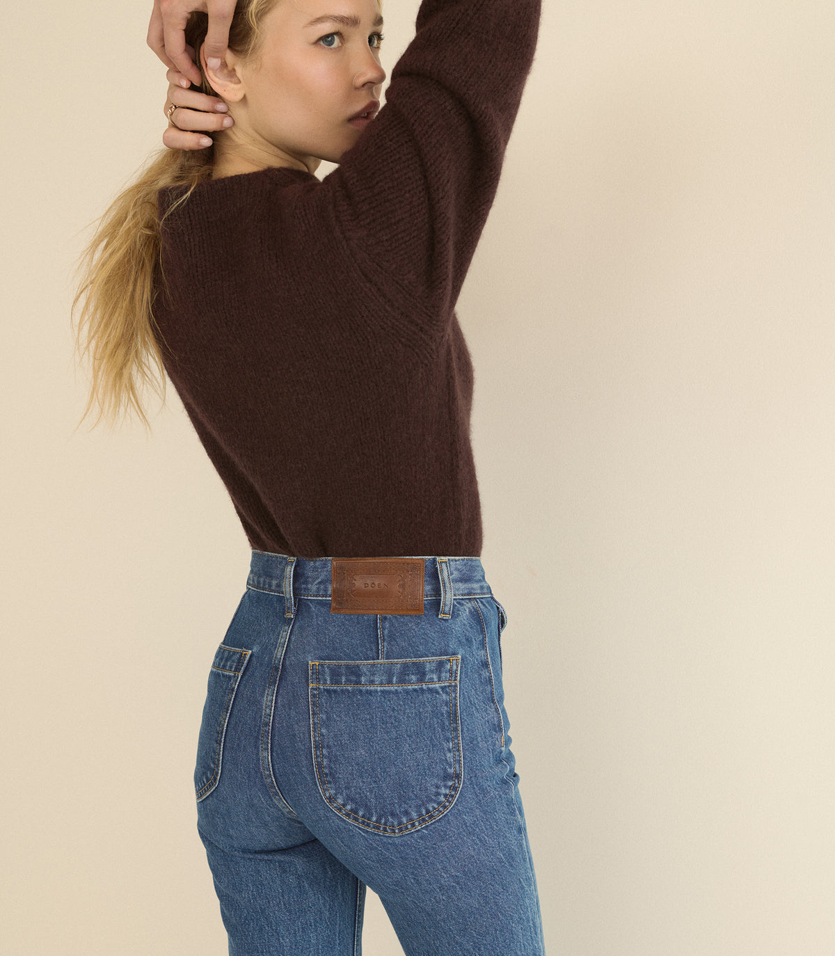 MAIRE SWEATER -- RED UMBER