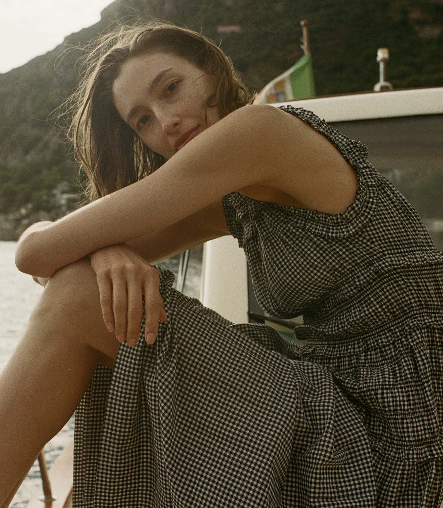 HMD -- MALLORY DRESS -- LA MADDALENA GINGHAM view 3
