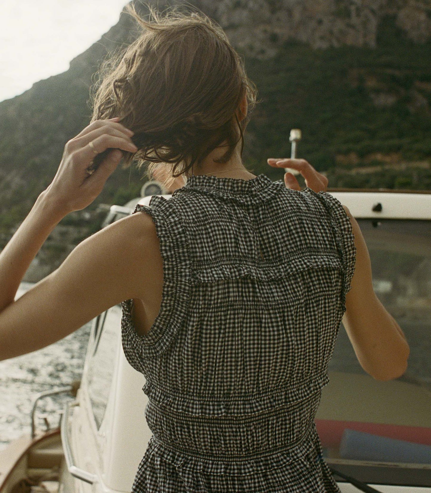 HMD -- MALLORY DRESS -- LA MADDALENA GINGHAM