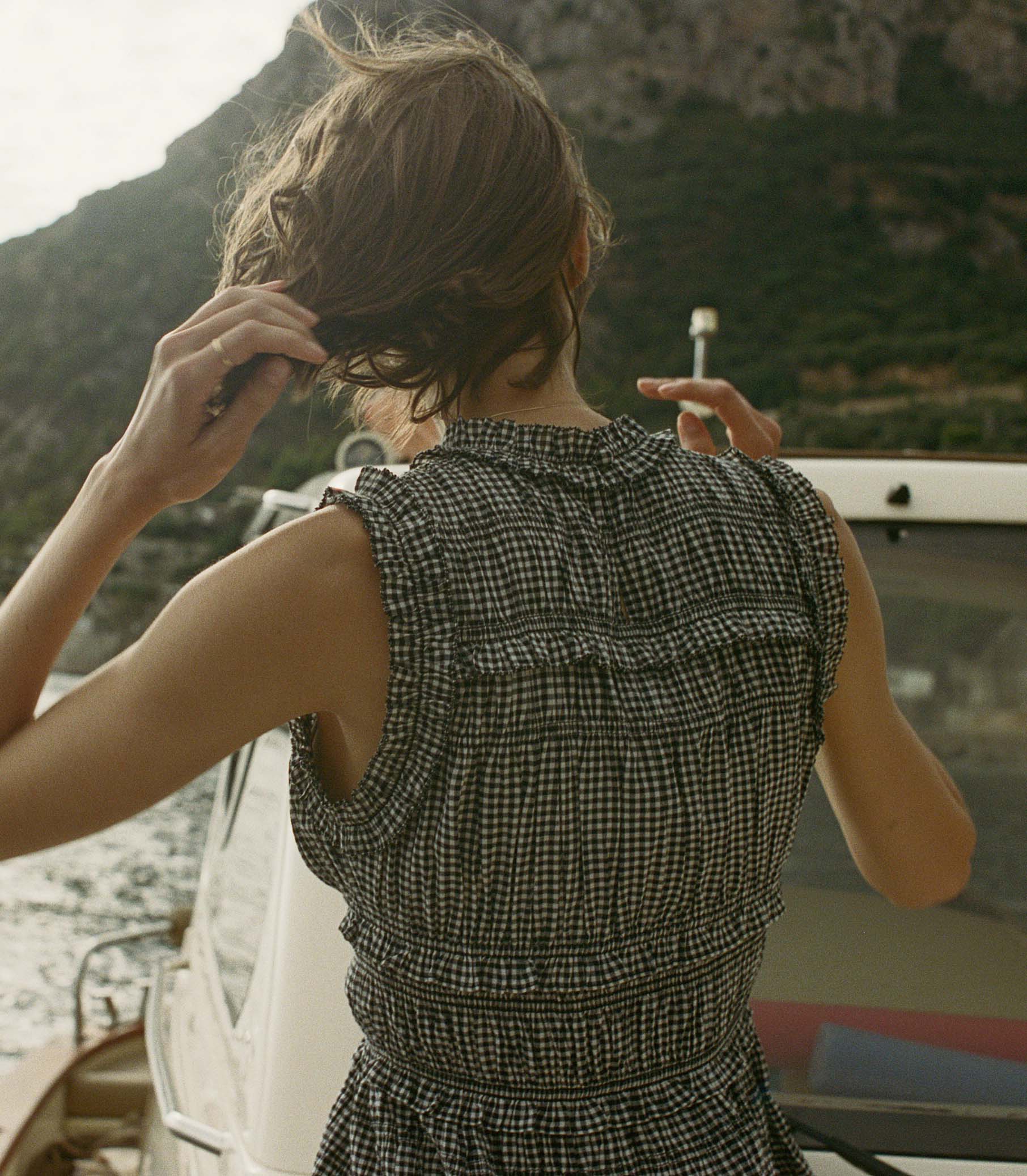 HMD -- MALLORY DRESS -- LA MADDALENA GINGHAM view 5
