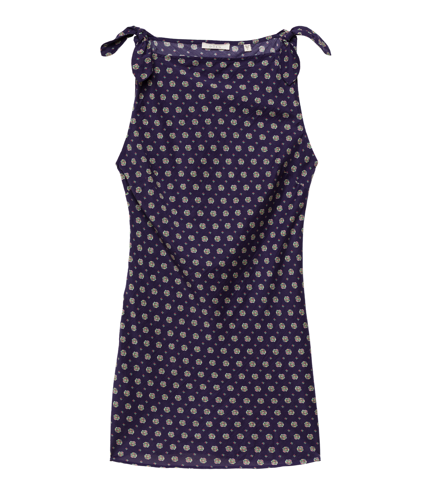 MALTINA DRESS -- NAVY CADIZ FOULARD