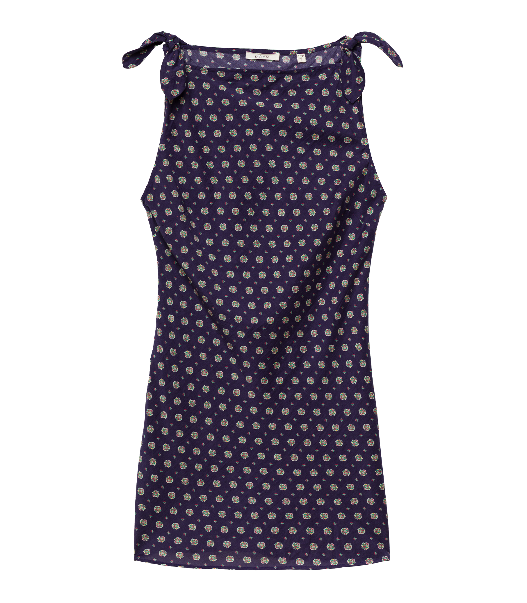 MALTINA DRESS -- NAVY CADIZ FOULARD view 5
