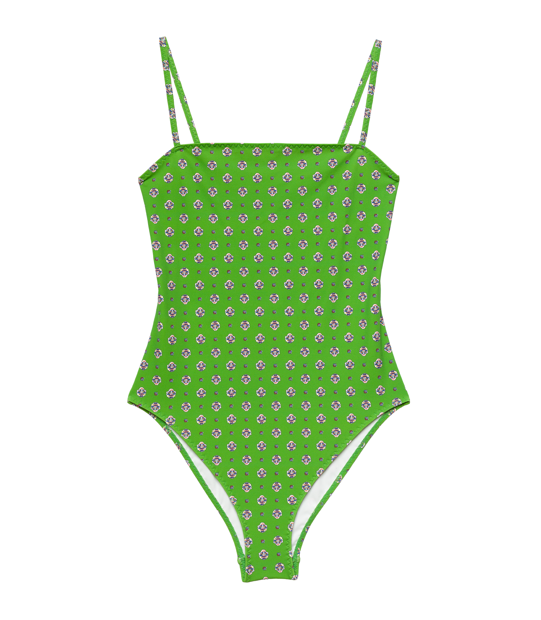 MARBELLA MAILLOT -- VERT CADIZ FOULARD view 11
